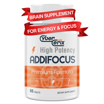 17-in-1 Brain Supplement for Memory and Focus - Nootropic Brain Supplement for Concentration, Clarity, Energy & Focus - Natural Caffeine Blend with Vitamins, Amino Acids & Herbal Extracts - 60 Tablets CyberCerix buy supplements canada