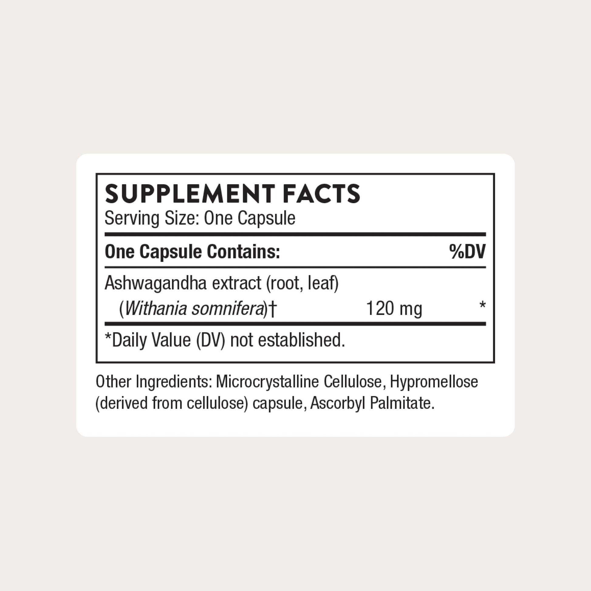 THORNE - Ashwagandha - Highly Concentrated Shoden - Calming Stress Support for Women & Men* - Supports Daytime Energy, Mental Clarity & Optimal Immune Function* - 30 Capsules THORNE buy supplements canada