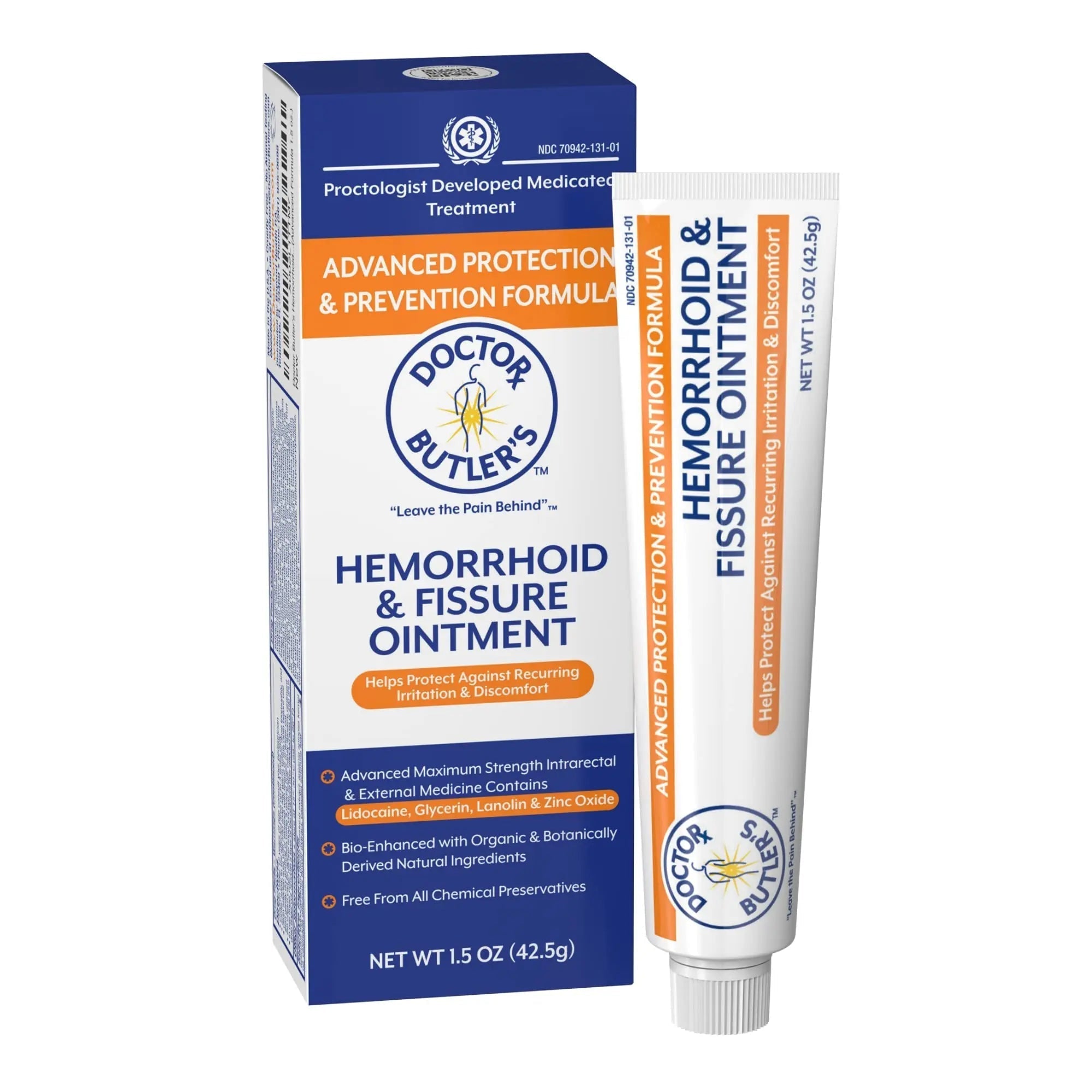 Doctor Butler's Advanced Hemorrhoid & Fissure Ointment – Lidocaine Hemorrhoid Treatment and Fissure Treatment Extra Strength Formula, Heals and Provides Fast Pain and Itch Relief* (1.5 oz.) Doctor Butler's buy supplements canada