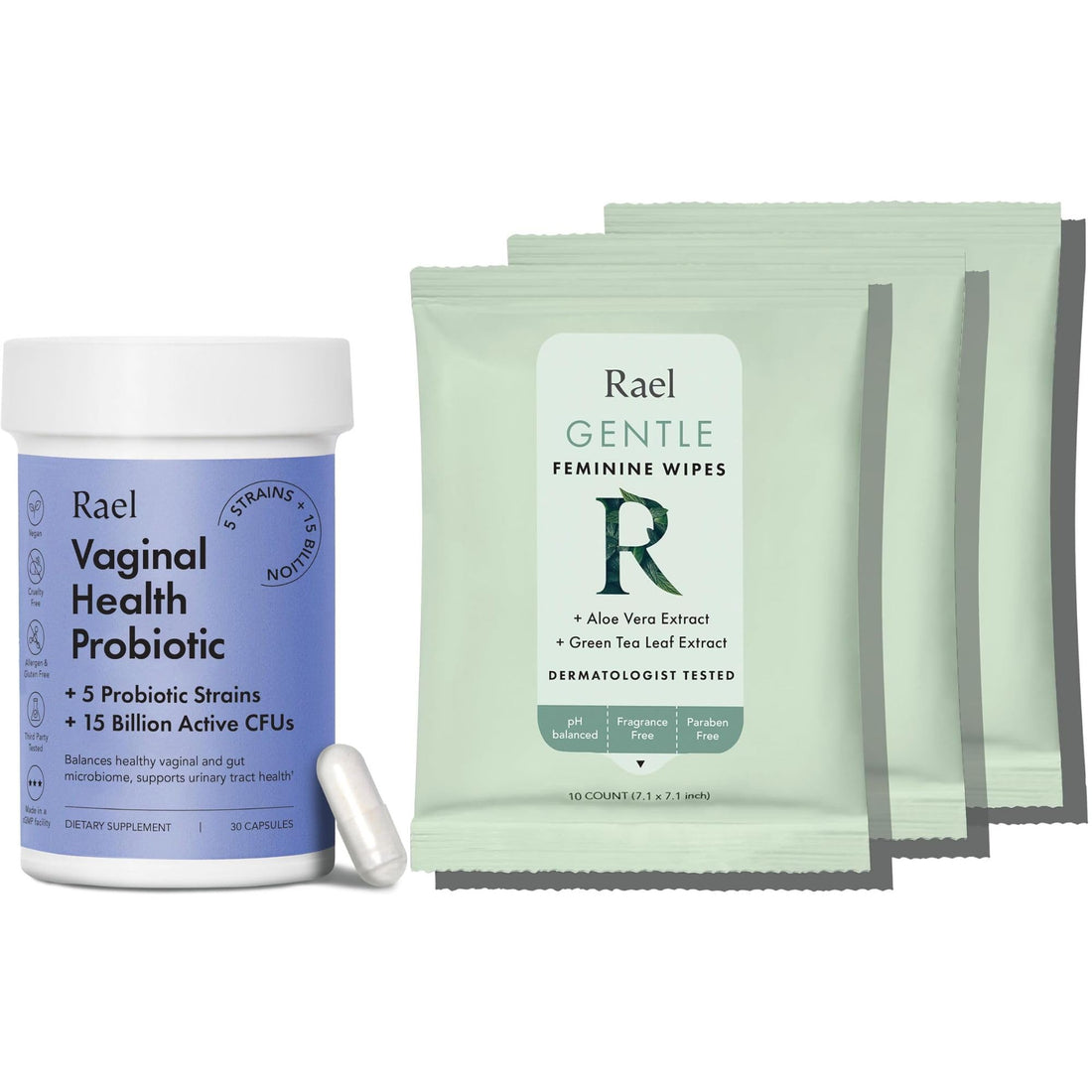Rael Bundle - Probiotics Supplements for Women, Digestive Enzymes, Urinary Tract Health Rael buy supplements canada