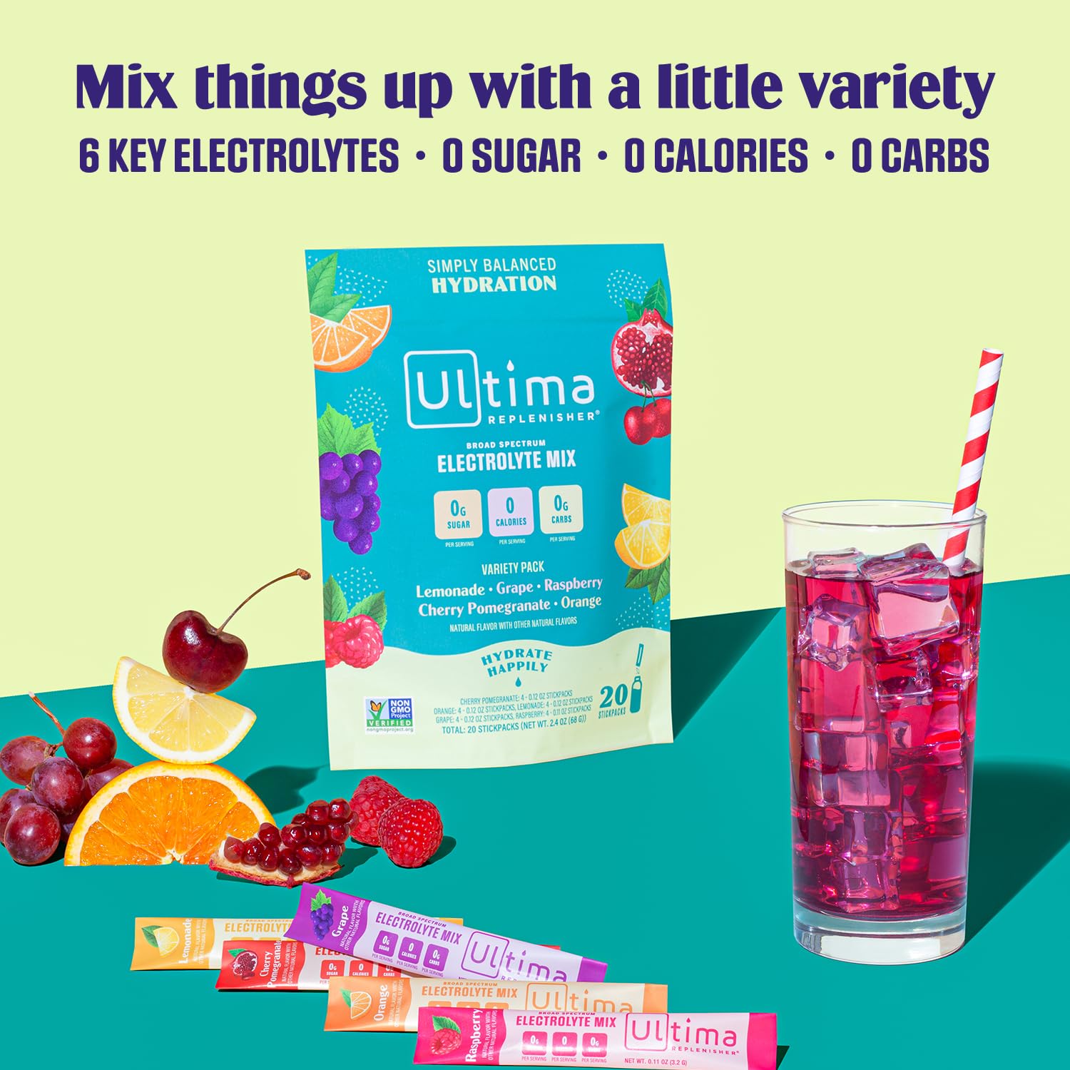 Ultima Replenisher Daily Electrolyte Drink Mix – Original Variety, 20 Stickpacks – Hydration Ultima Replenisher buy supplements canada