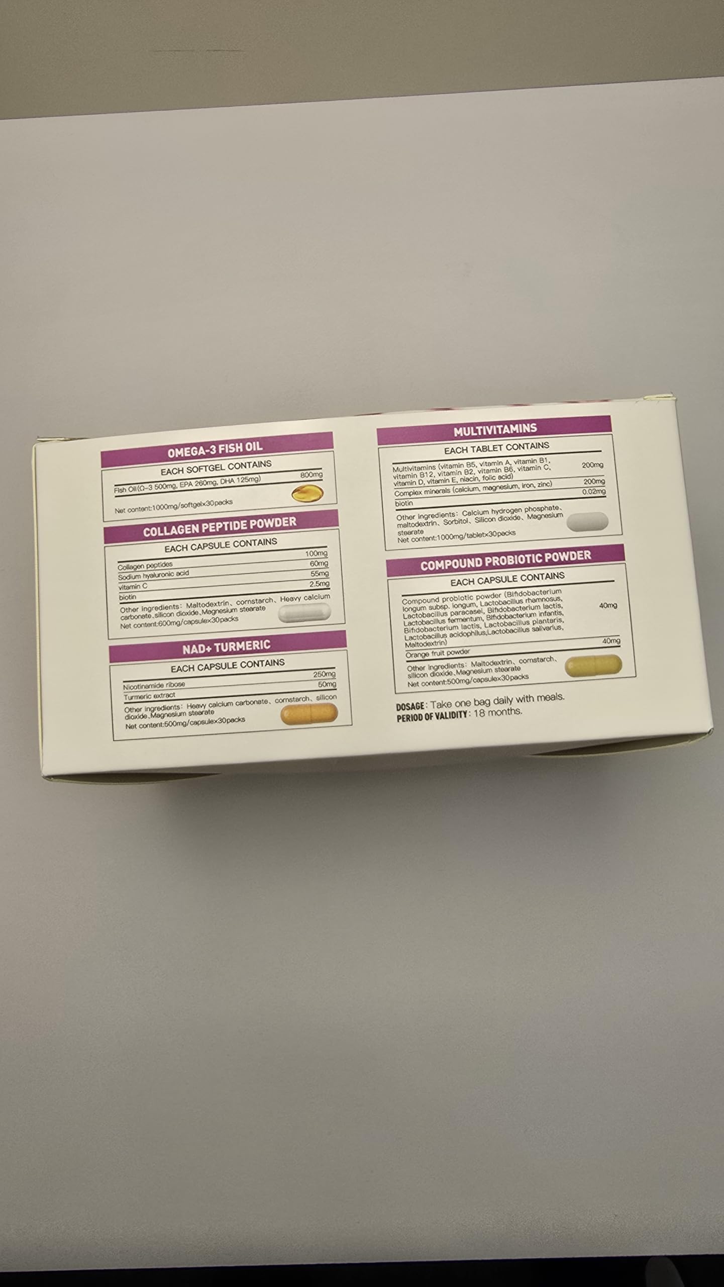 Natener 6 in 1 Women Vaginal Probiotics, 80B CFU Lactobacillus + 800mg Omega-3 + 250mg NAD+ + 179.5mg Vitamin C Promote Healthy Vaginal Odor & Vaginal Flora LLVYUO buy supplements canada