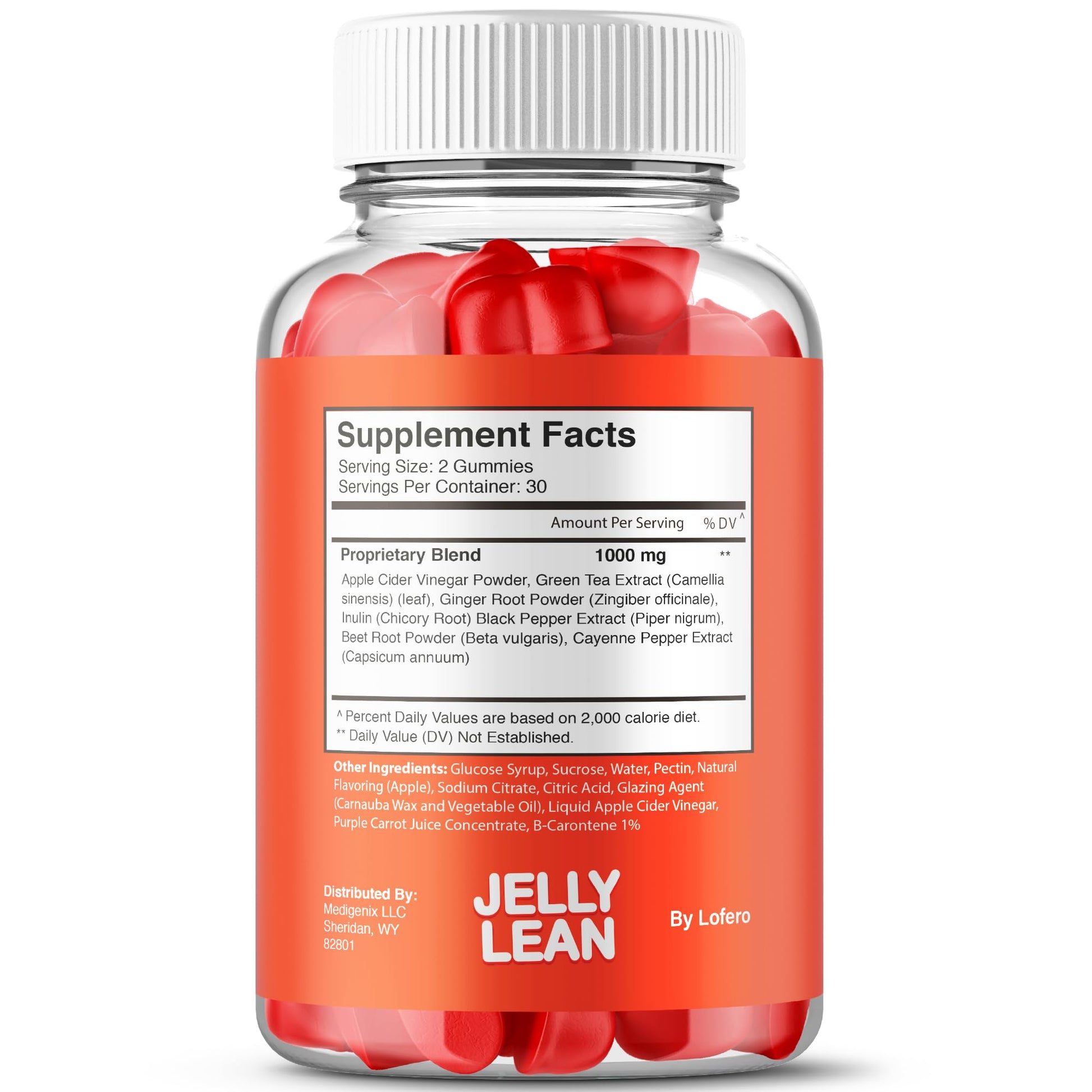 (2 Pack) Jelly Lean Gummies, JellyLean Gummys Loss Support Formula, Premium All-Natural Ingredients Advanced Maximum Strength for Overall Health & Wellness Supplement Lofero buy supplements canada