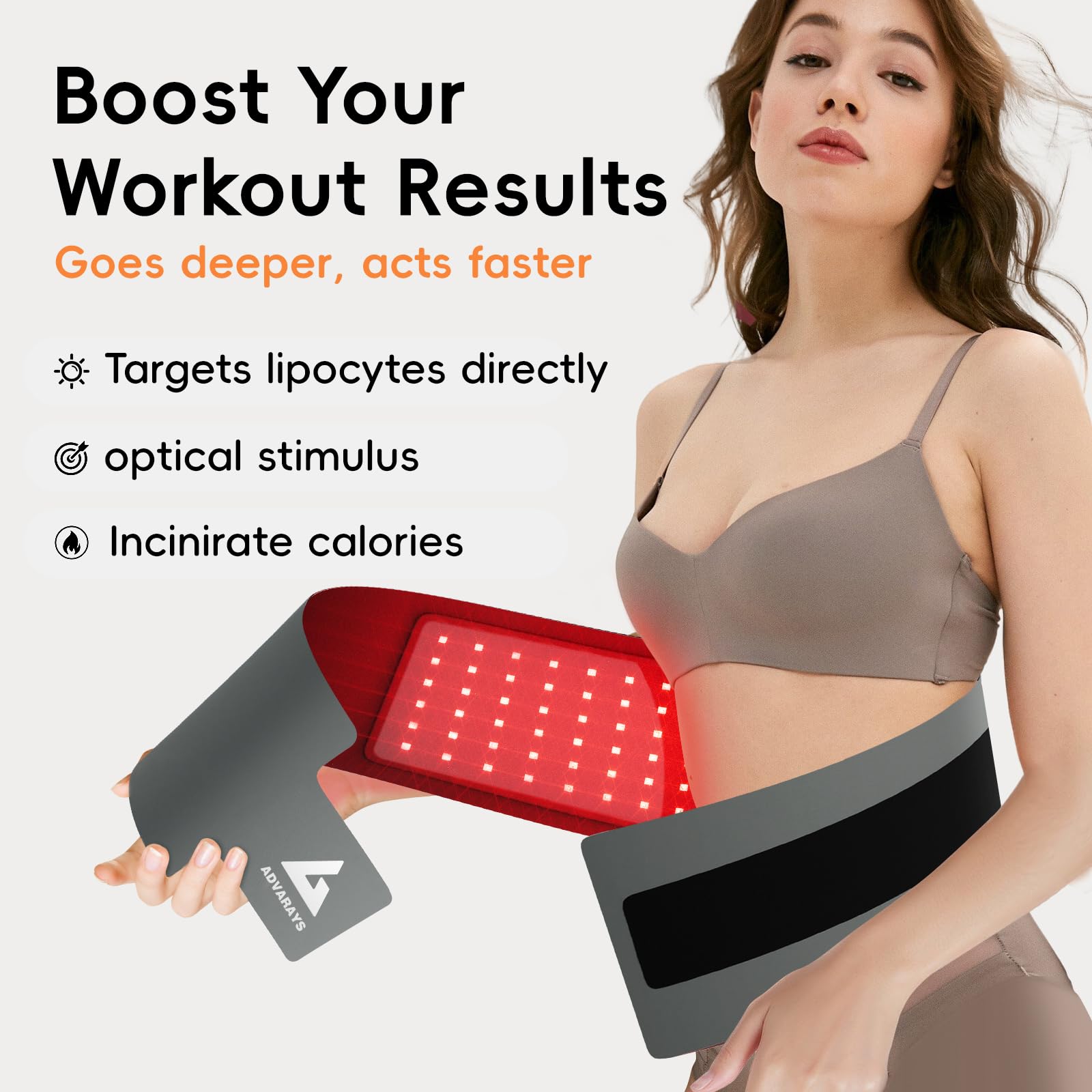 Red Light Therapy Infrared Belt: Pain Relief Body Pad 100 LEDs Red Light Therapy Belt ADVARAYS buy supplements canada