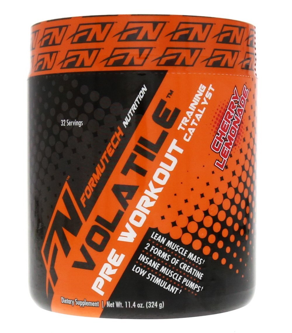 Formutech Nutrition Volatile Pre Workout, Cherry Lemonade, w/2 Forms of Creatine Formutech Nutrition buy supplements canada