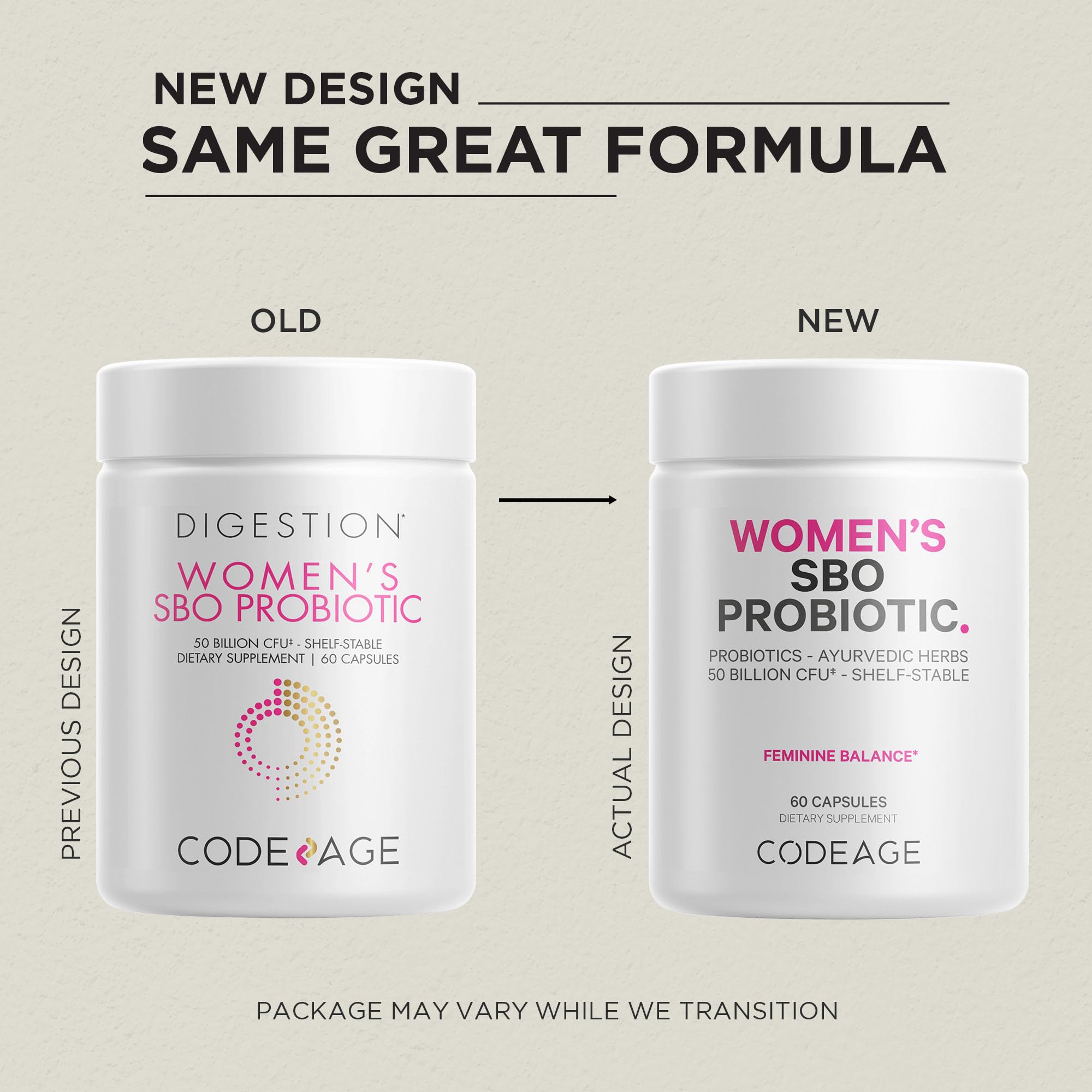 Codeage Women’s Probiotics Supplement - 50 Billion CFUs - SBO Probiotics & Prebiotics - Cranberries - Feminine Health - Fermented Botanical Blend, Whole Food Supplement - Vegan, Non-GMO - 60 Capsules Codeage buy supplements canada