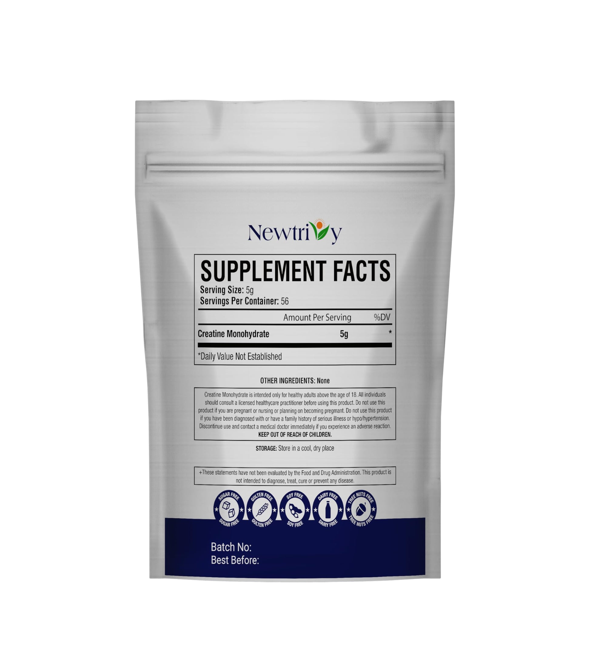 Creatine Monohydrate,Micronized, Pure,Unflavored,280g (9.8oz) Newtrivy buy supplements canada