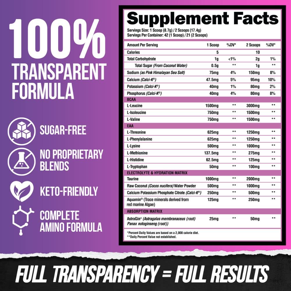 Alpha Lion Superhuman Intra Workout Powder for Men & Women, Amino Acids Drink ALPHA LION buy supplements canada