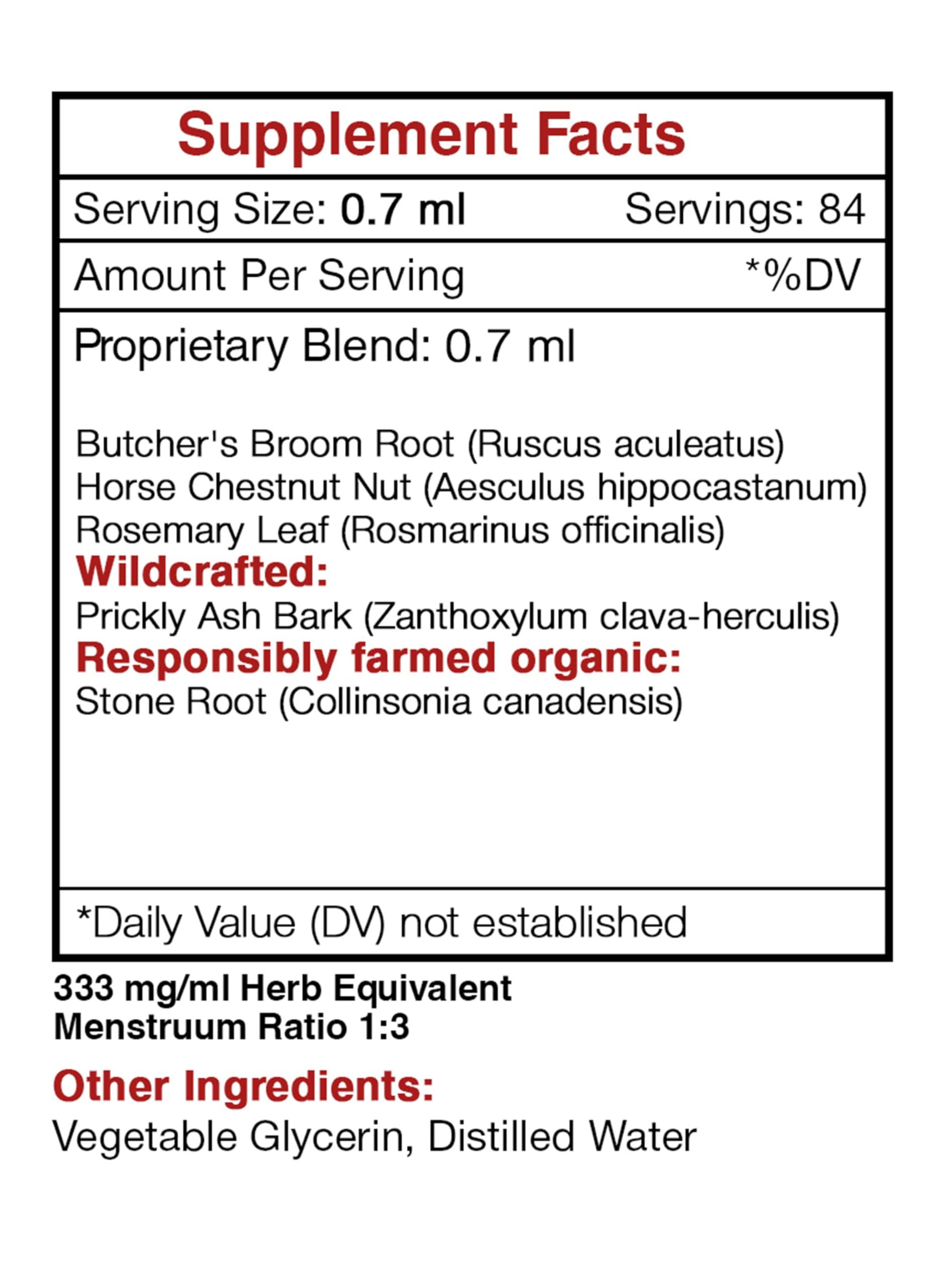 Secrets of the Tribe - Vein Secret, Vein Tonnig Formula, Herbal Supplement Blend Drops Alcohol-Free Liquid Extract (2 fl oz) Secrets of the Tribe buy supplements canada