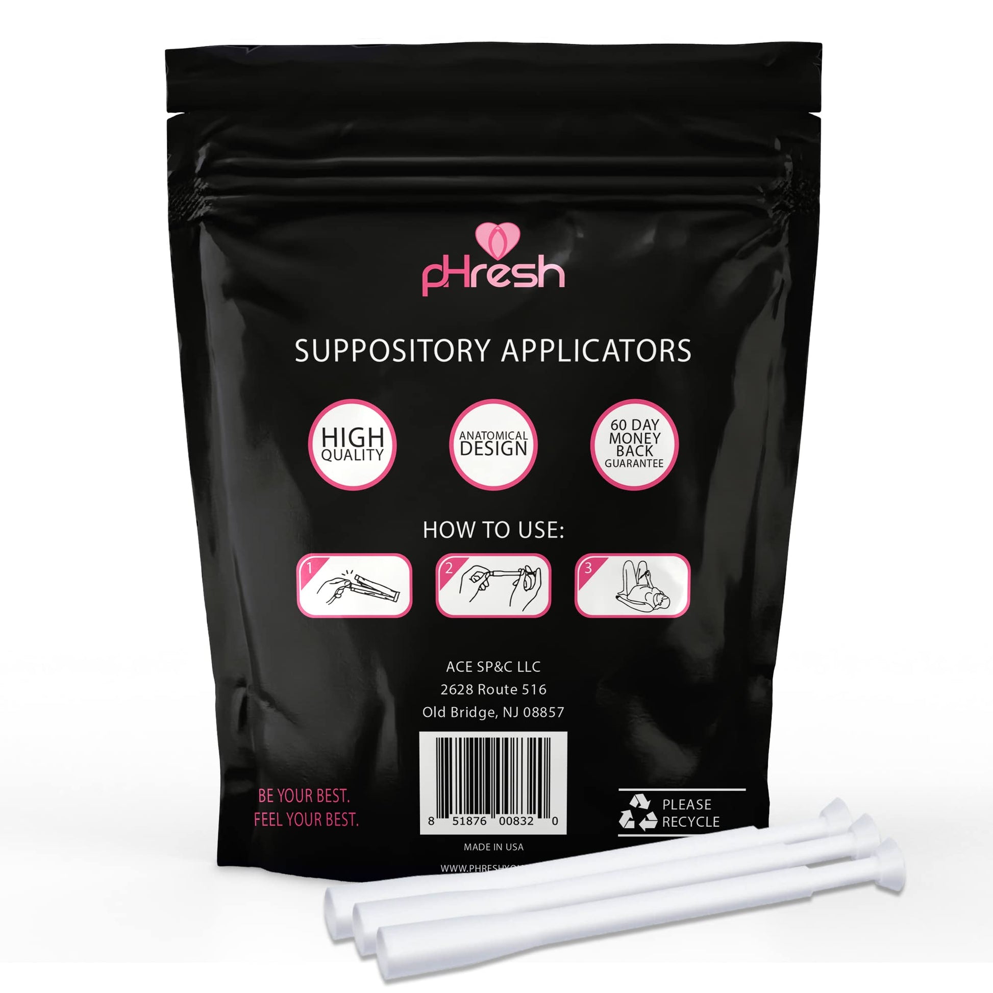ACE NUTRITION pHresh Vaginal Suppository Applicators – Pack of 30 Individually Wrapped Disposable ACE NUTRITION buy supplements canada