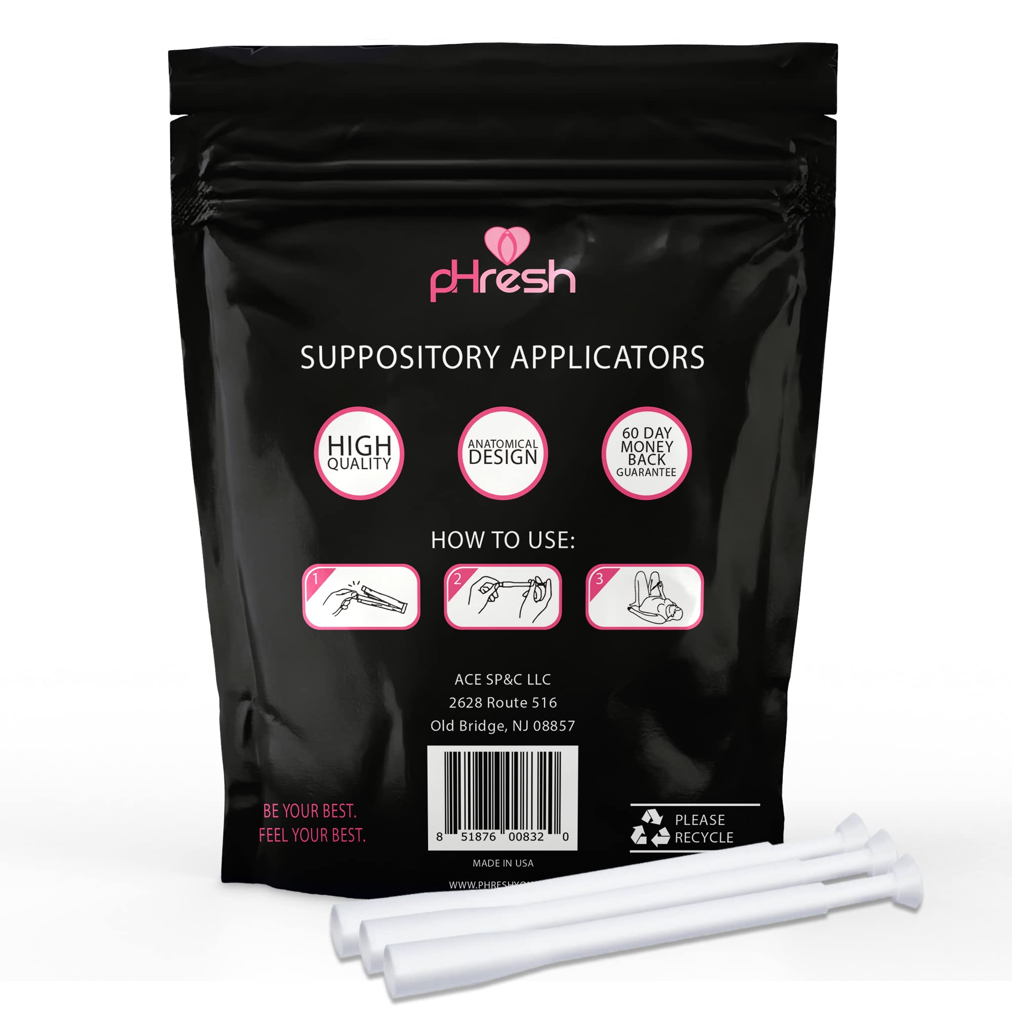 ACE NUTRITION pHresh Vaginal Suppository Applicators – Pack of 30 Individually Wrapped Disposable ACE NUTRITION buy supplements canada