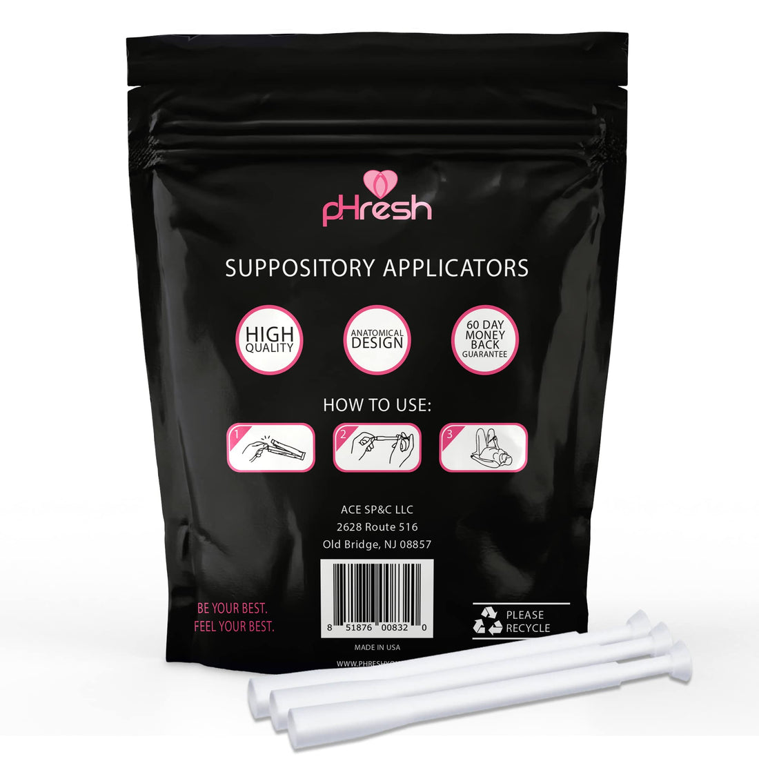 ACE NUTRITION Boric Acid Suppositories + 30 Applicators ACE NUTRITION buy supplements canada