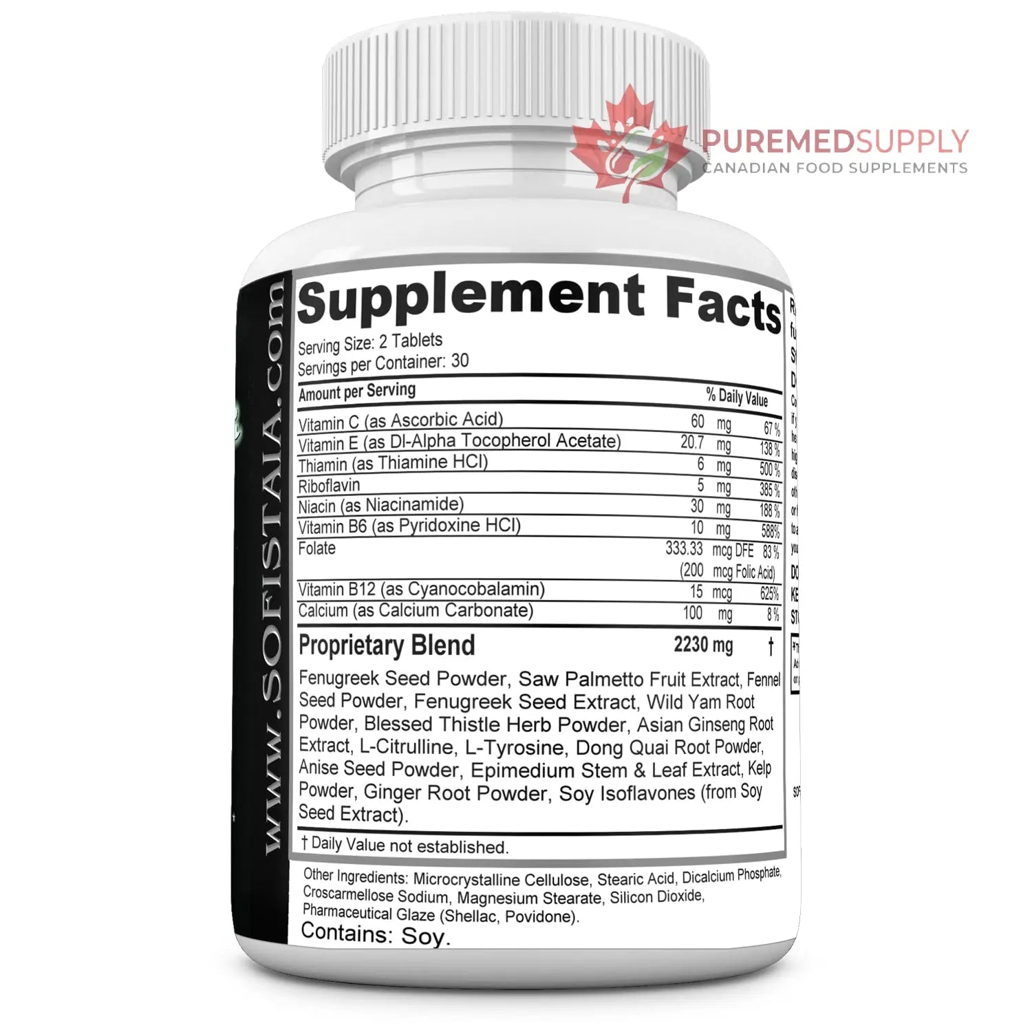 BEAUTIFYEM Sofistaia BUTTLARGER Natural Enhancement Supplement, 60 Tablets, Essential Nutrients for Curves and Confidence BEAUTIFYEM buy supplements canada