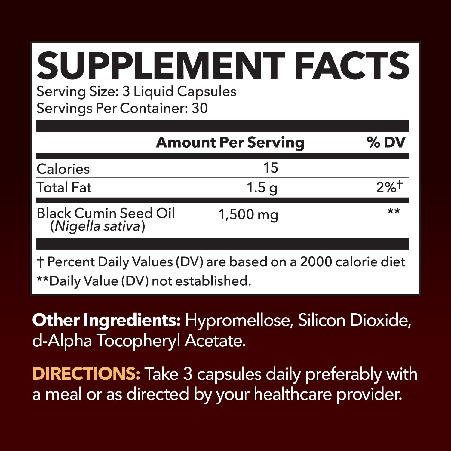 Black Seed Oil Nigella Sativa Cold-Pressed Capsules | 1500mg Black Cumin Seed Oil HAVASU NUTRITION buy supplements canada