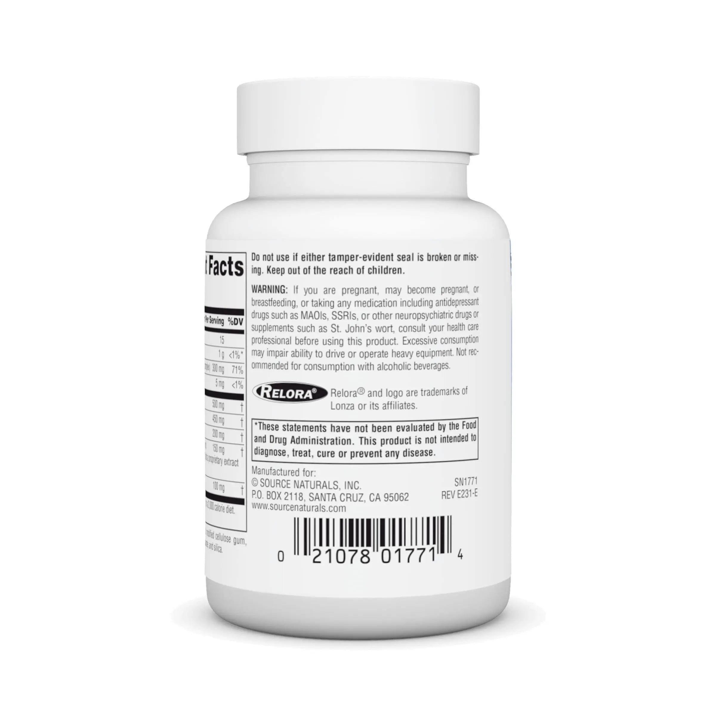 Source Naturals Serene Science Theanine Serene with Relora, Magnesium and GABA - 30 Tablets Source Naturals buy supplements canada