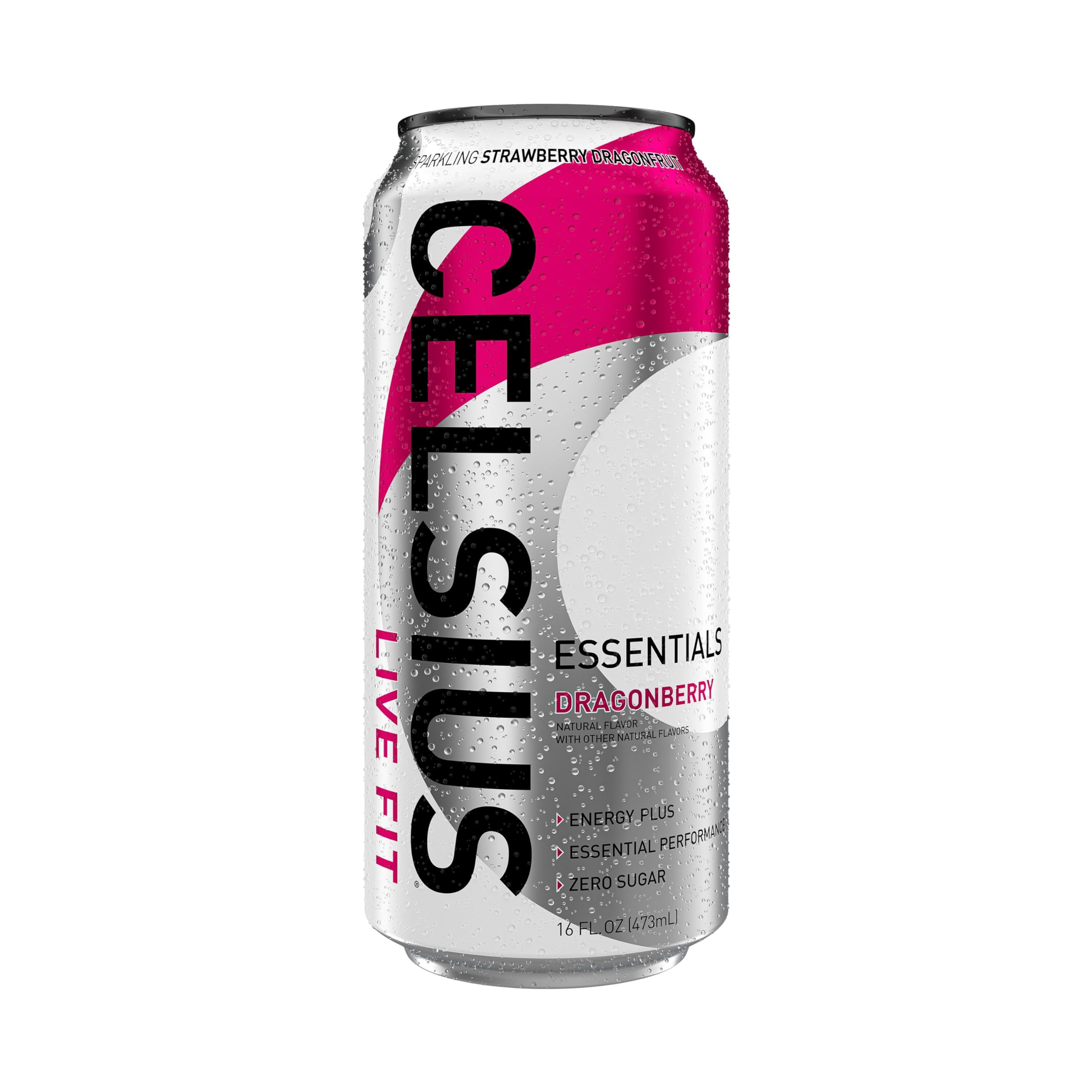 CELSIUS ESSENTIALS, Sparkling Dragonberry, Performance Energy Drink 16 Fl Oz CELSIUS buy supplements canada