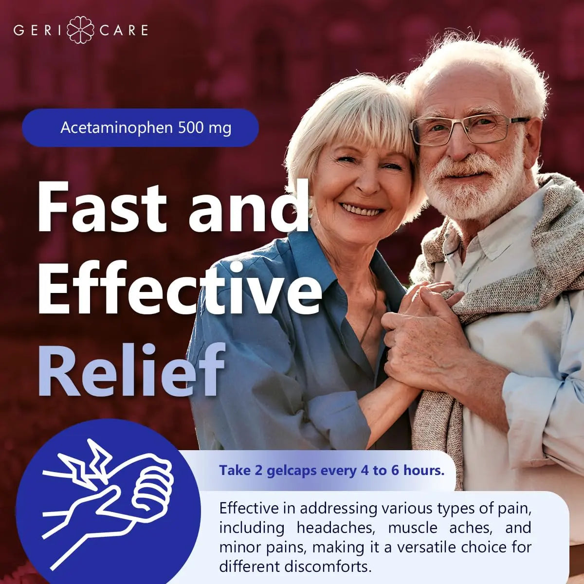 Extra Strength Rapid Release Pain Relief Gelcaps, 100count GeriCare buy supplements canada