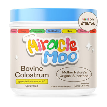 Colostrum Supplement for Gut Health, Hair Growth, Beauty and Immune Support Miracle Moo buy supplements canada