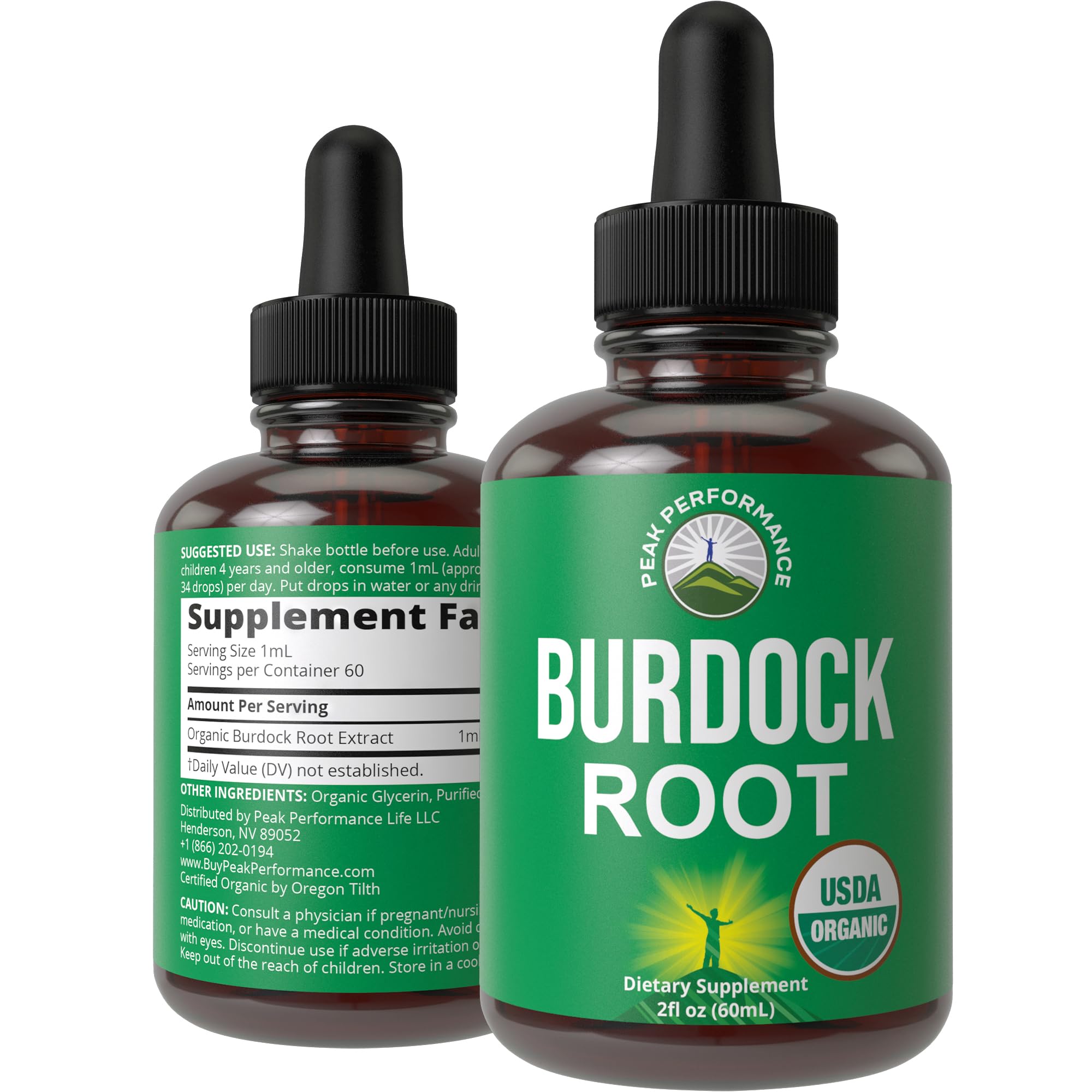 Peak Performance USDA Organic Burdock Root Liquid Drops Supplement. Vegan Extract Tincture for Women and Men. Organic Burdock Root Oil Herb. Zero Sugar, Gluten Free Supplements Peak Performance buy supplements canada