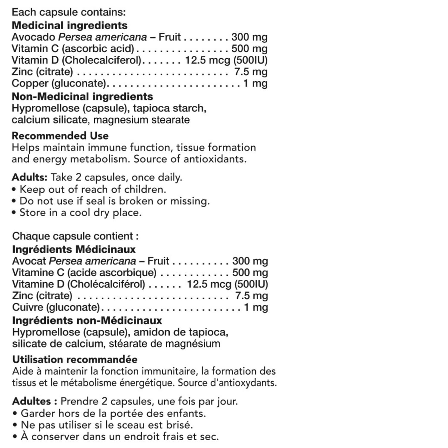Metavo Immune Health - Natural Immune Support Supplement, Essential Zinc Supplements for Men & Women Enriched with Vitamin C, D & Copper, 60 Vegan Capsules, 30 Servings Metavo buy supplements canada