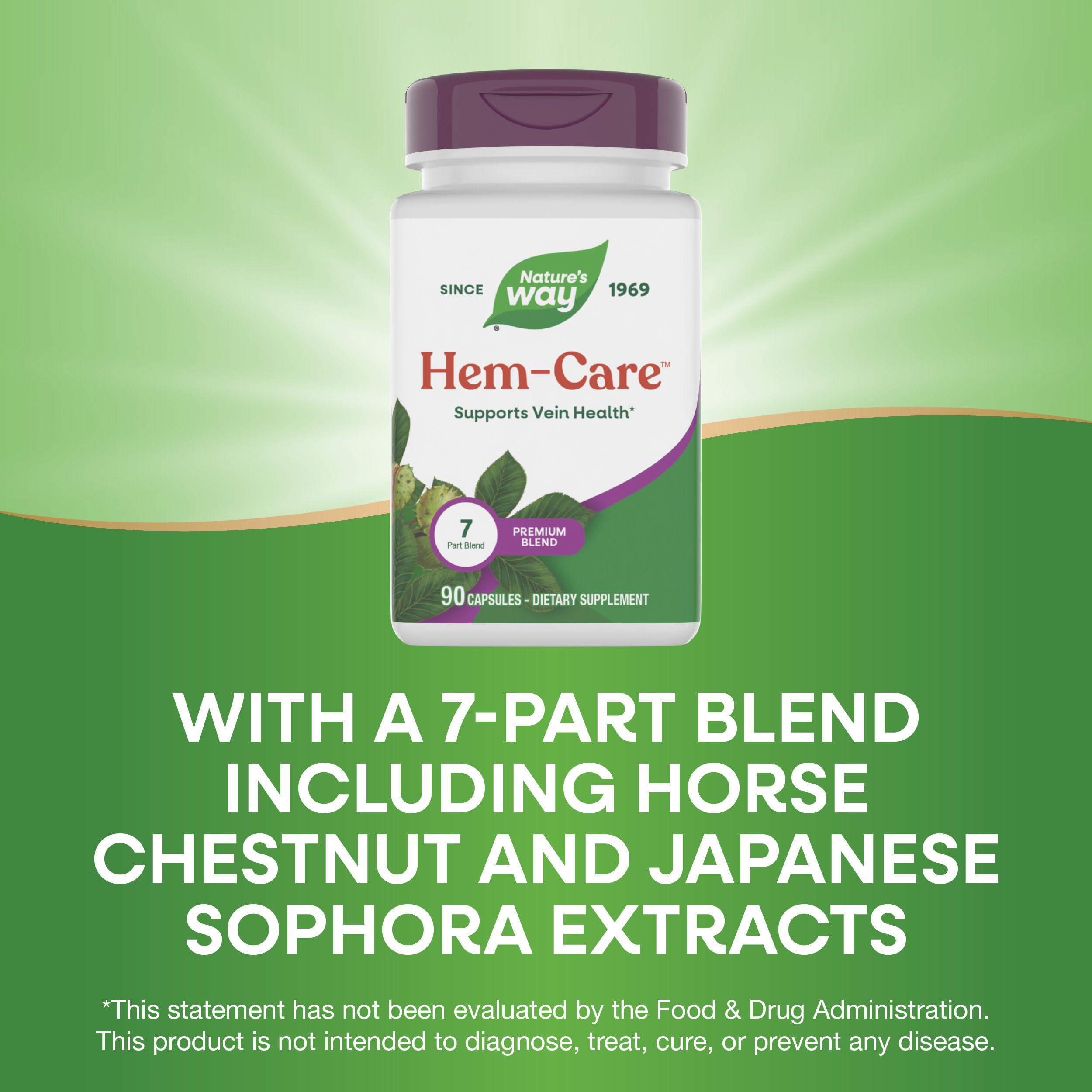 Nature's Way Premium Hem-Care, Unique Vein Health Blend*, 90 Capsules Nature's Way buy supplements canada