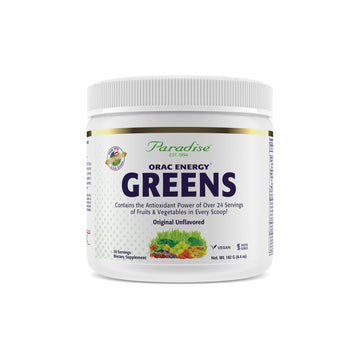 Paradise, ORAC Energy Greens Powder Extract, Super Antioxidants, Probiotics for Gut Health & Digestion, Vitamin C for Immunity, with Spirulina & Chlorella, Non-GMO, Gluten Free, 30 Servings Paradise Herbs buy supplements canada