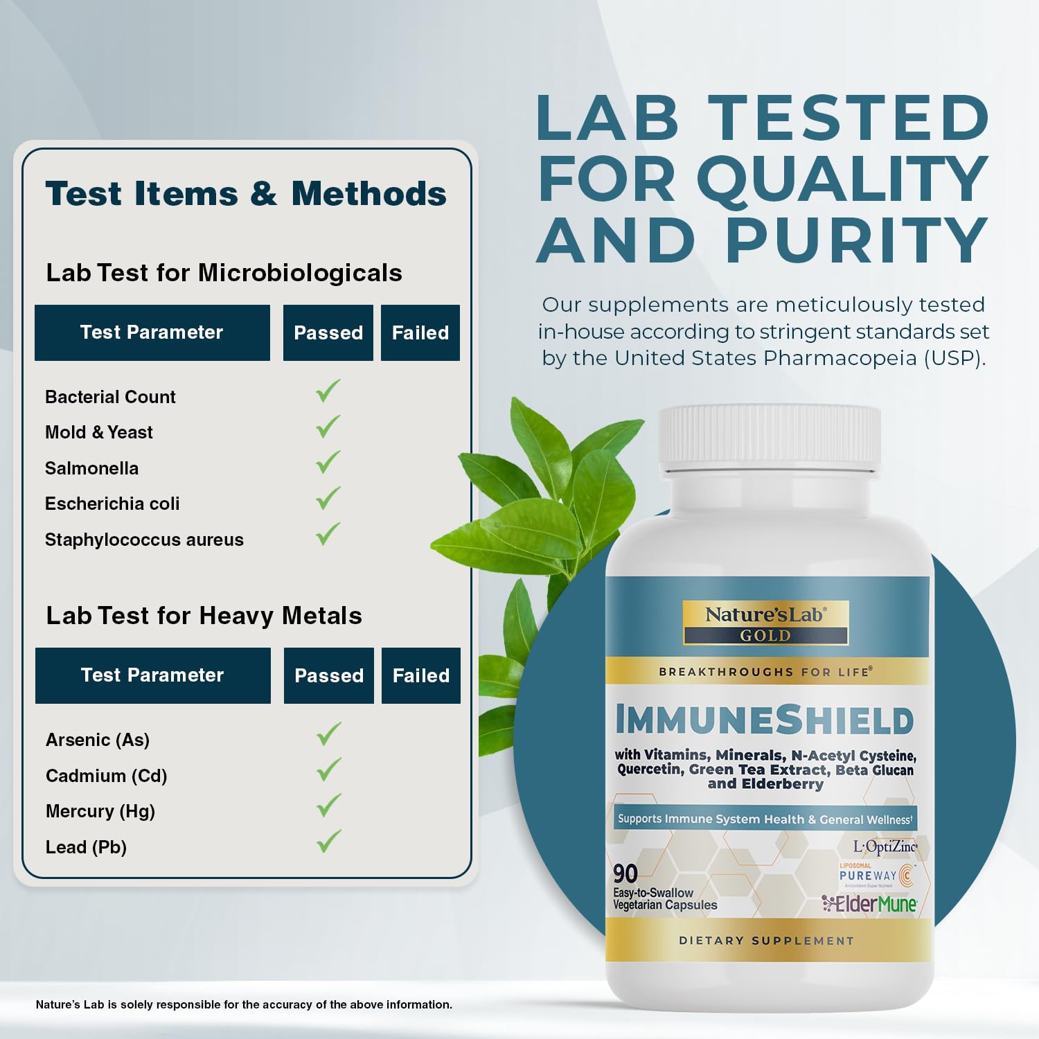 Nature's Lab Gold ImmuneShield - Supports Immune System Health & General Wellness* - 90 Capsules (30 Day Supply) Nature's Lab buy supplements canada