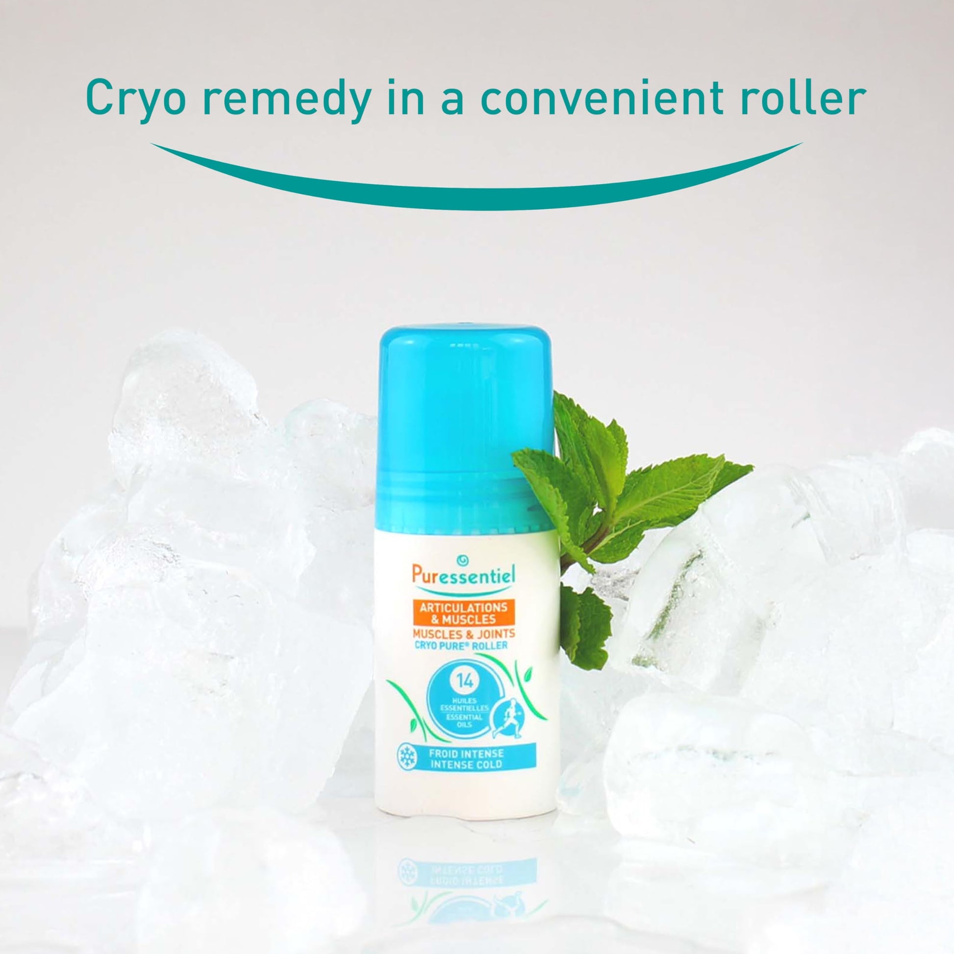 Puressentiel Muscles and Joints Cryo Pure Roller - Natural Menthol and Essential Oils Soothe Muscles - Long Lasting Cooling Sensation - 2.5 oz Puressentiel buy supplements canada
