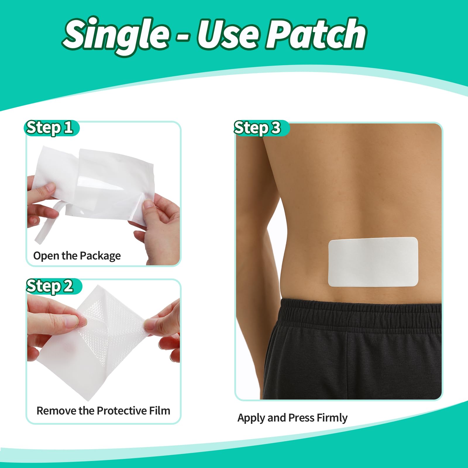 JIATUHAN 4% Lidocaine Pain Relief Patches – Maximum Strength for Back, Neck, Joint & Muscle Pain – Long-Lasting & Flexible – 15 Patches JIATUHAN buy supplements canada