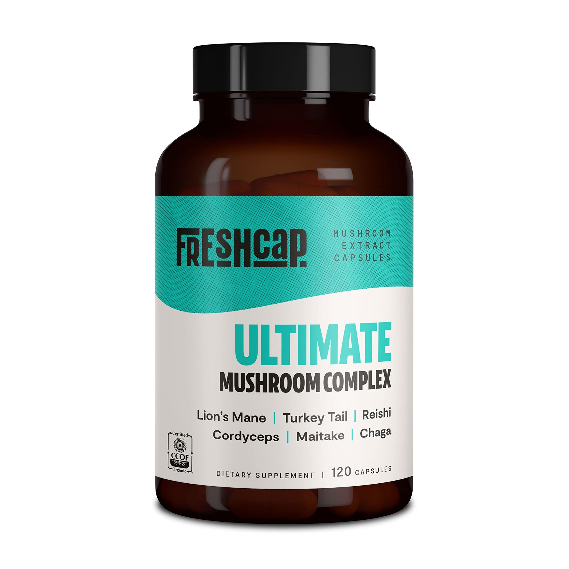 FreshCap Ultimate Mushroom Complex - Lions Mane, Reishi, Cordyceps, Chaga, Turkey Tail FreshCap Mushrooms buy supplements canada