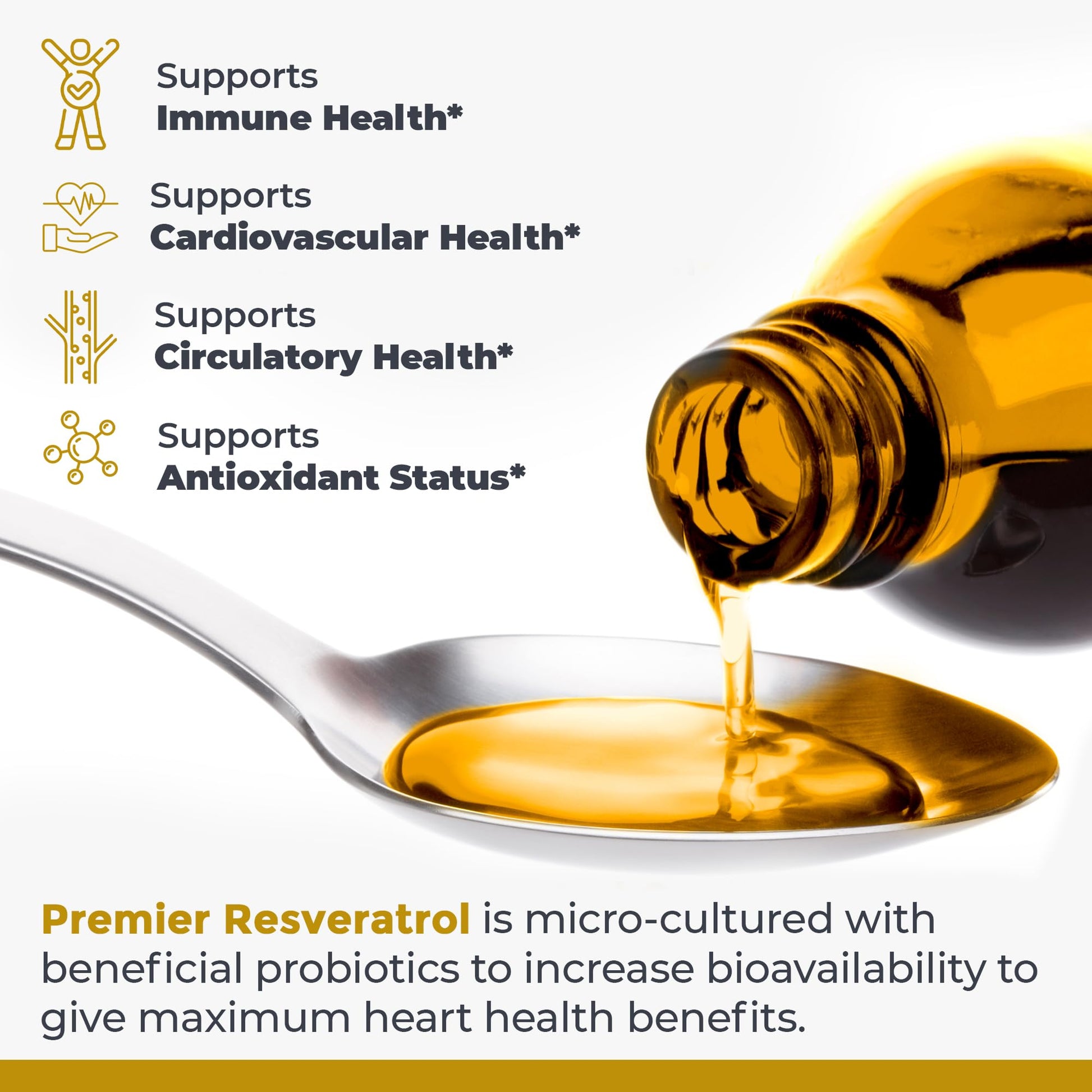 Premier Research Labs Resveratrol - Resveratrol Liquid Supplement, Trans Resveratrol, Antioxidant Support for Heart Health & Blood Flow, Aging Support, 180 mg Per Teaspoon - 8 Fl Oz Premier Research Labs buy supplements canada
