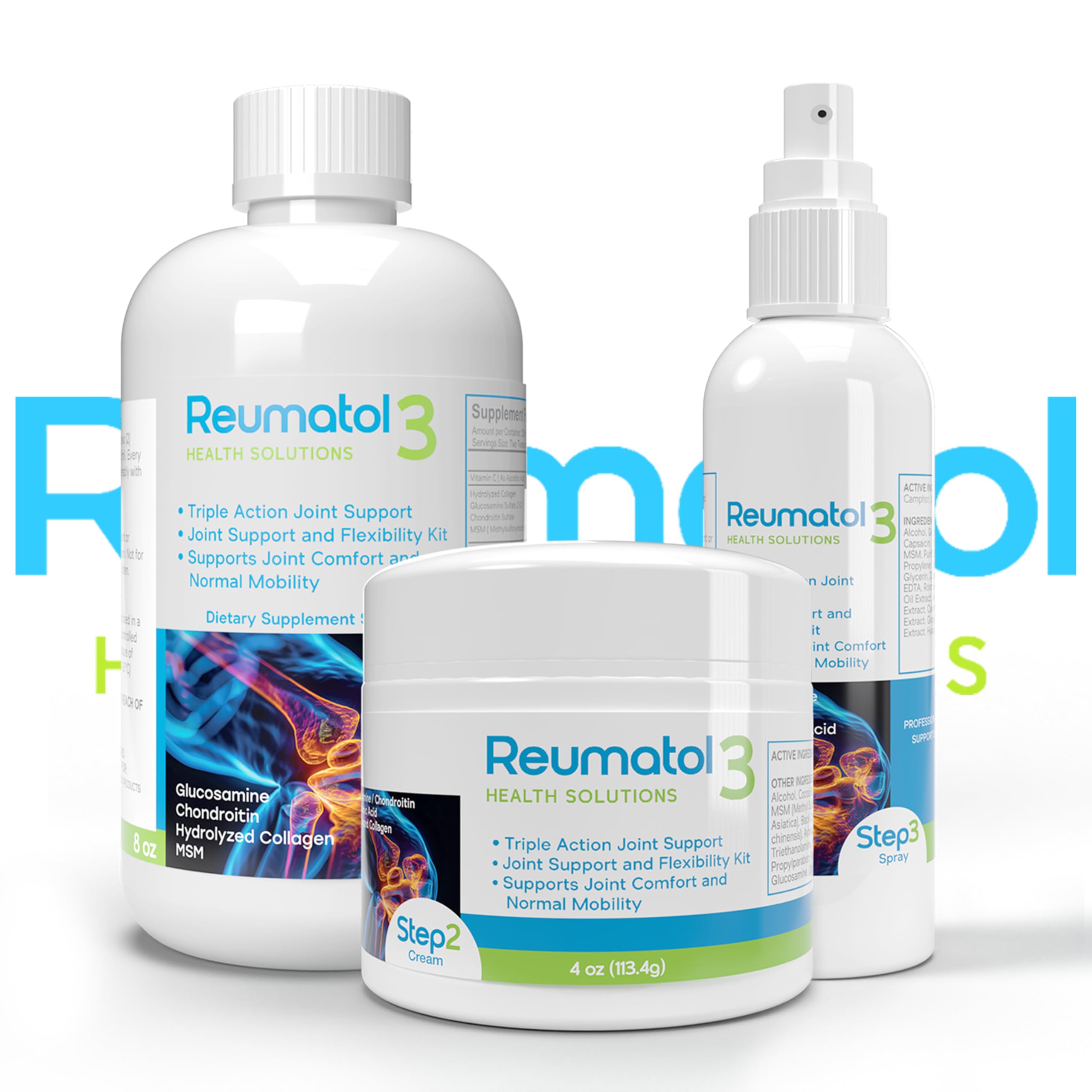 Reumatol 3 Kit – Natural Joint Support Formula for Comfort and Mobility | Helps Ease Stiffness & Promotes Flexible Joints | Herbal Blend for Daily Wellness Reumatol Health Solutions buy supplements canada