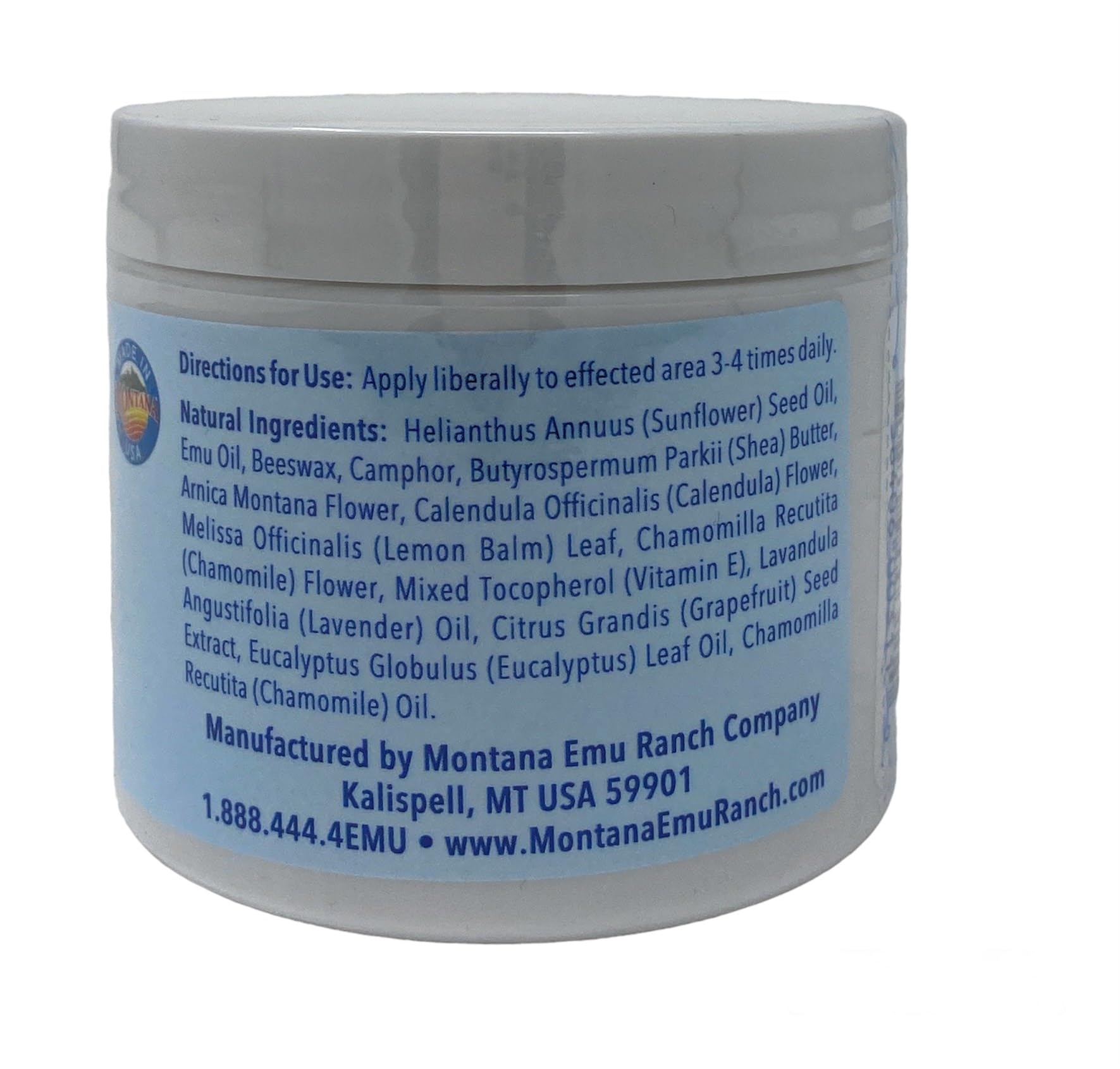 Montana Emu Ranch - EMUplus Deep Rub with Camphor and Arnica 4 Ounce - Made with Pure Emu Oil Montana Emu Ranch buy supplements canada