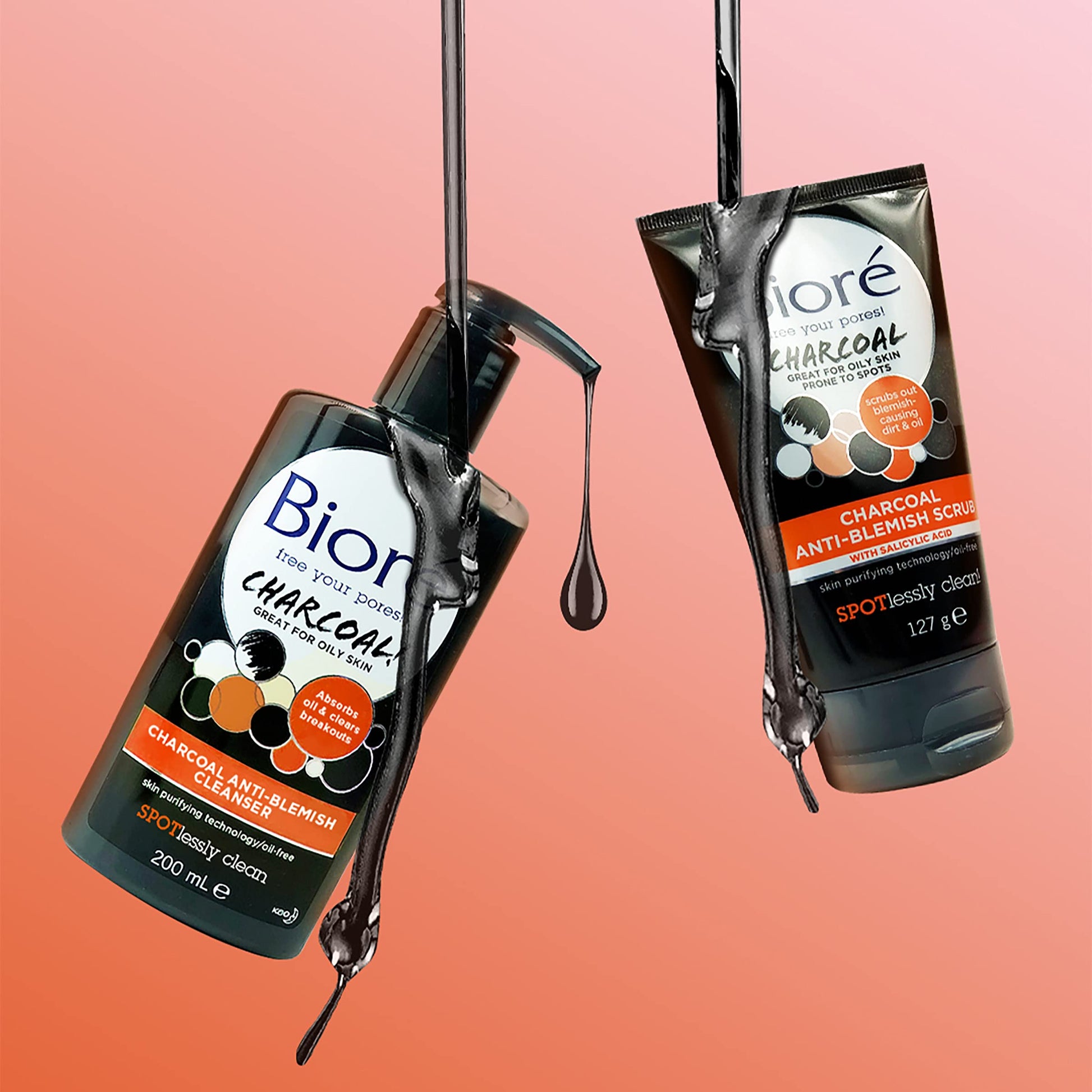 Bioré Charcoal Acne Face Scrub, with 1% Salicylic Acid and Natural Charcoal, Helps Prevent Biore buy supplements canada