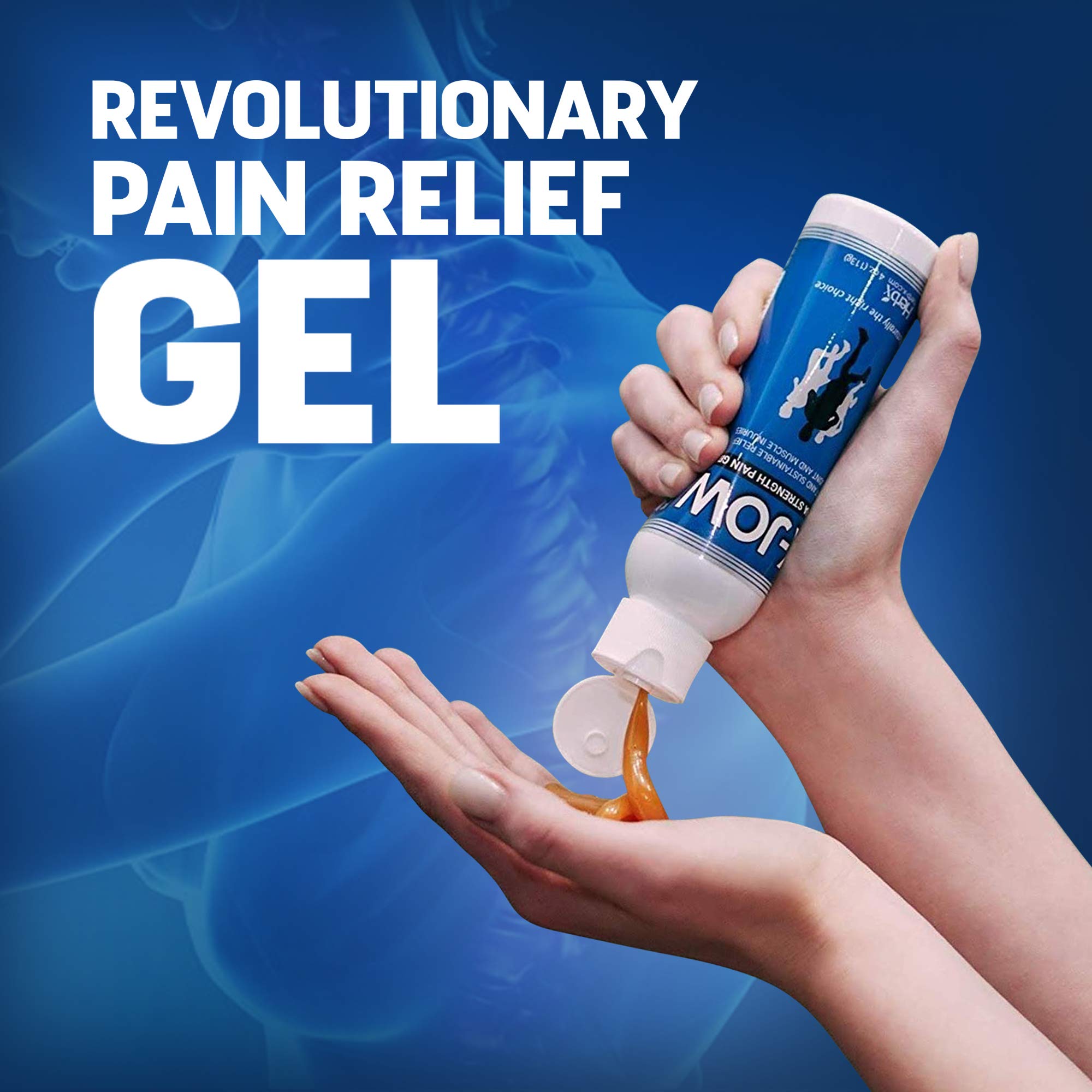 HerbX X-Jow Extra Strength Pain Relief Gel 4 oz - Herbal Massage Gel for Massage Therapy and Sports - Pain Terminator Cream for Muscles, Shoulders, and Joints Inflammation, Soreness and Discomfort x-jow buy supplements canada