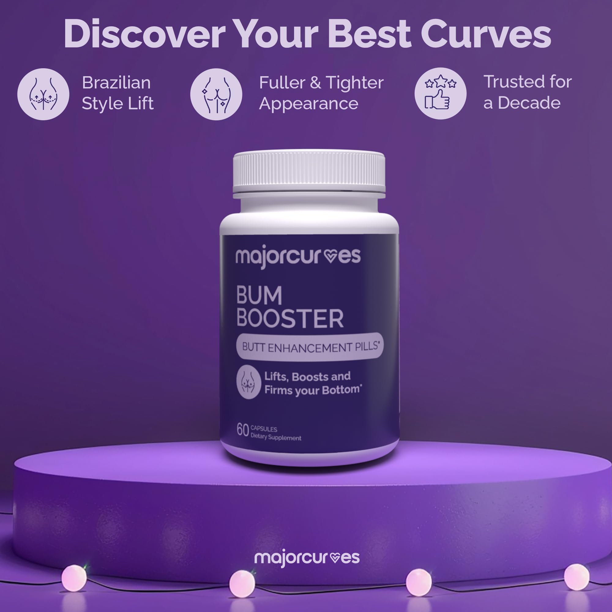 Major Curves Bum Booster Pills – Butt Enhancement for Women, Booty Growth Capsules for Bigger Bum, Curvier Hips and Glutes, Natural Brazilian Butt Lift Alternative with Fenugreek and Wild Yam Major Curves buy supplements canada