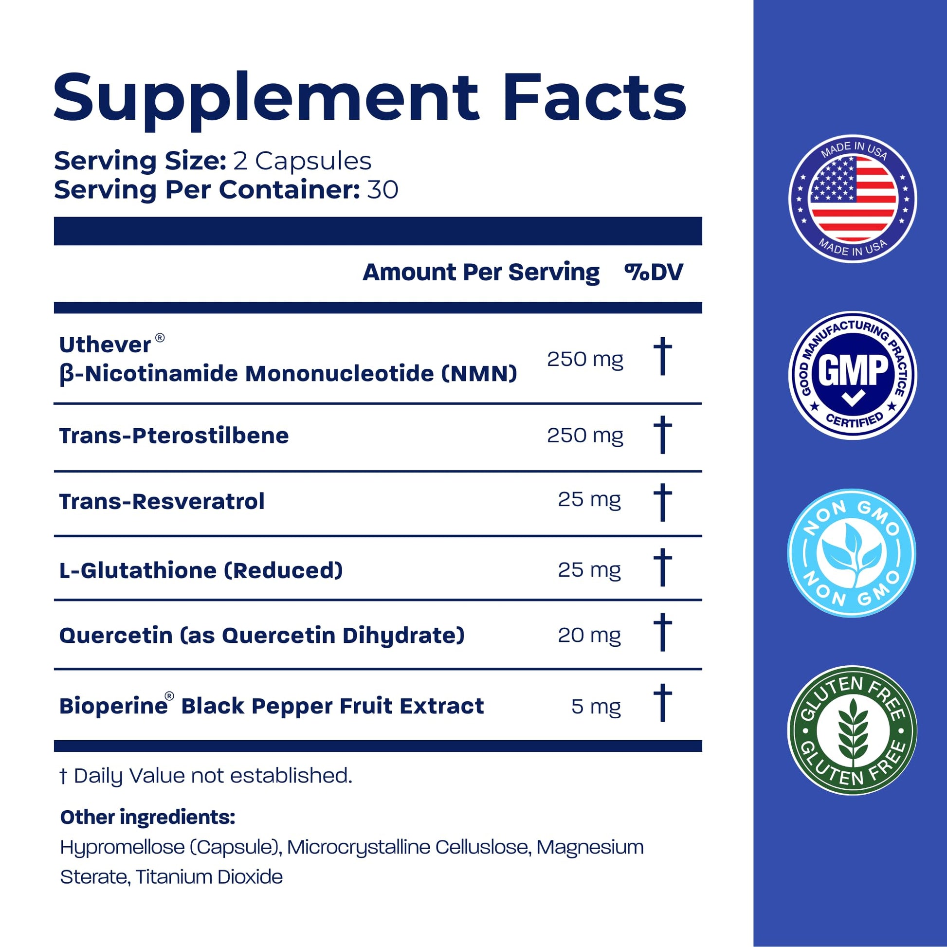 BONE SCIENCE Uthever NMN & Pterostilbene 6-in-1 Complex with Resveratrol, Glutathione & BioPerine - High Purity Stabilized NAD+ Precursor for Healthy Aging & Cellular Energy - 60 Vegetarian Capsules BONE SCIENCE buy supplements canada