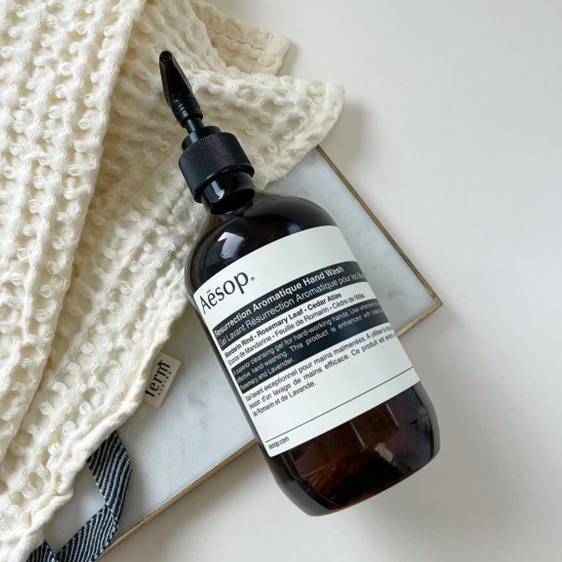Aesop Resurrection Aromatique Hydrating Hand Wash | Gentle Non-Drying Hand Soap with Mandarin Rind, Rosemary, & Lavender Aesop buy supplements canada