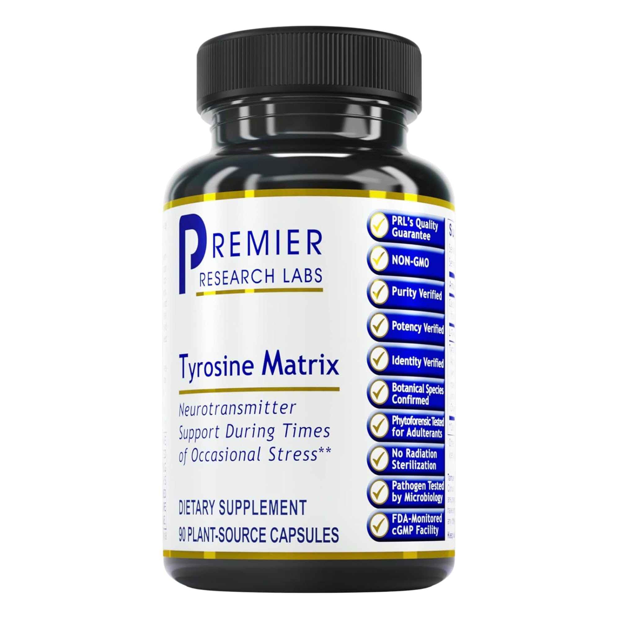 Premier Research Labs Tyrosine Matrix - L Tyrosine Supplement, L-tyrosine 944mg Capsules for Adults, Amino Acid Pills with Red Algae & Rhodiola Rosea - 90 Vegetarian Capsules Premier Research Labs buy supplements canada