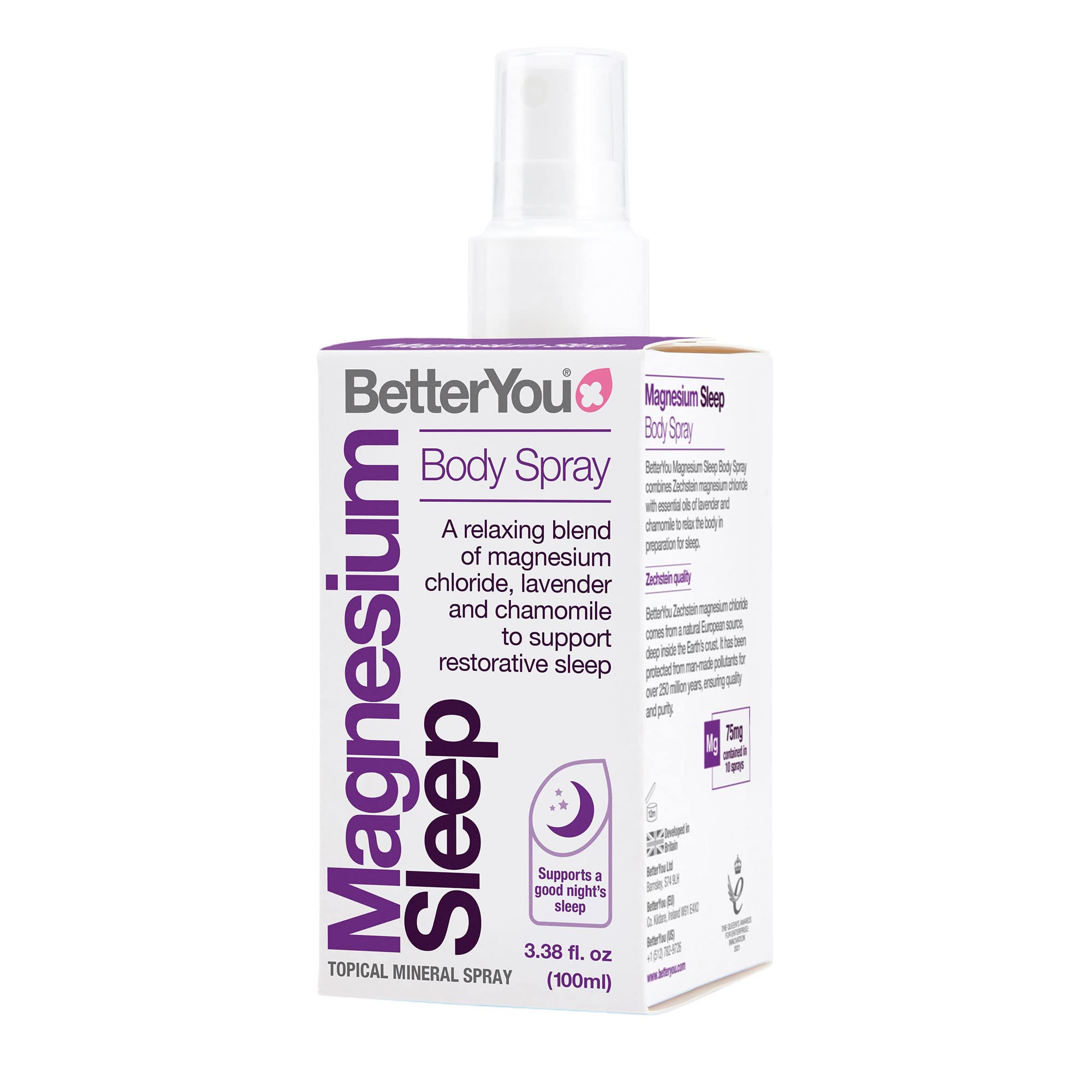 BetterYou Magnesium Sleep Body Spray, Made with Zechstein Magnesium Chloride BetterYou buy supplements canada