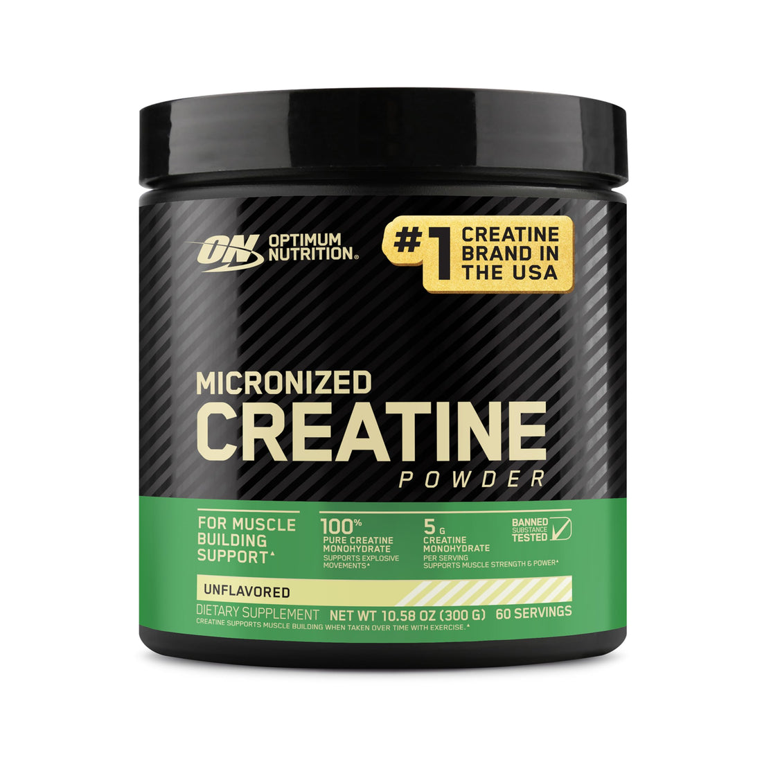 Optimum Nutrition Micronized Creatine Monohydrate Powder, Unflavored, 60 Servings, 300 Grams (Packaging May Vary) Optimum Nutrition buy supplements canada