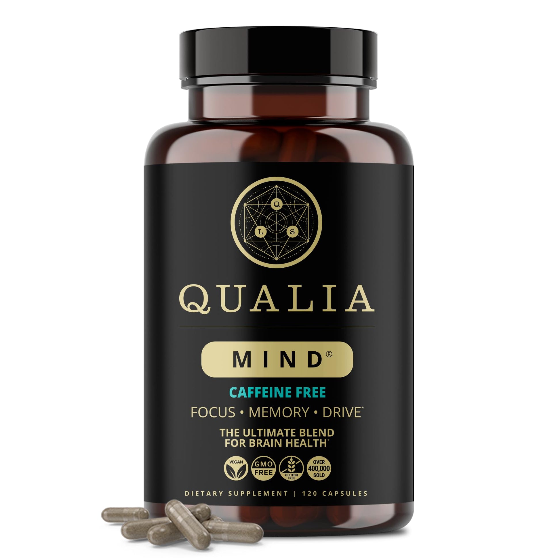 Qualia Mind (Caffeine Free) | The Ultimate Blend for Brain Health* | Doctor-Formulated Nootropic to Fuel Focus & Concentration* | Supports Long Term Brain Health| Maintain Drive & Productivity QUALIA LIFE SCIENCES buy supplements canada