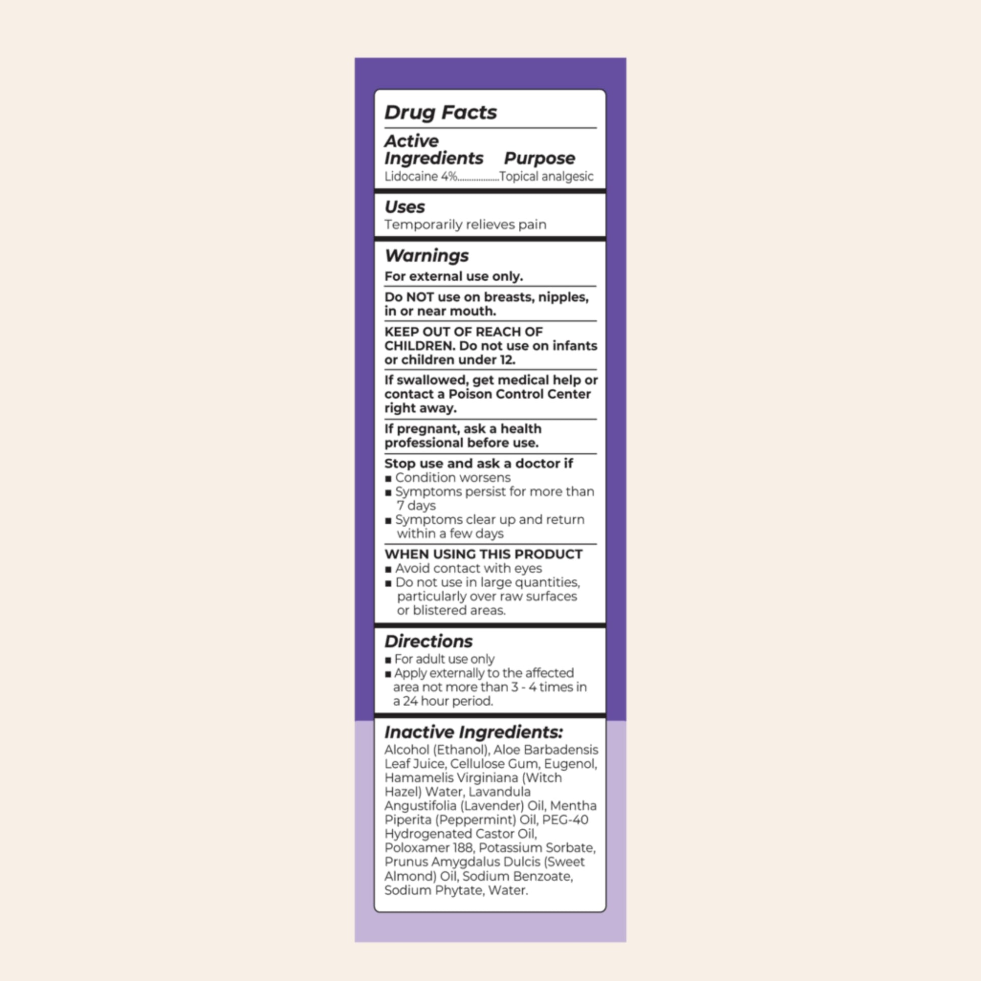 Lansinoh 4% Lidocaine Perineal Spray, Pain Relief for Postpartum Care, 3.5 Ounces Lansinoh buy supplements canada