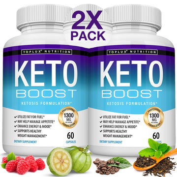 Keto Boost Diet Pills Ketosis Supplement - Natural Exogenous Keto Formula Support Energy Toplux buy supplements canada