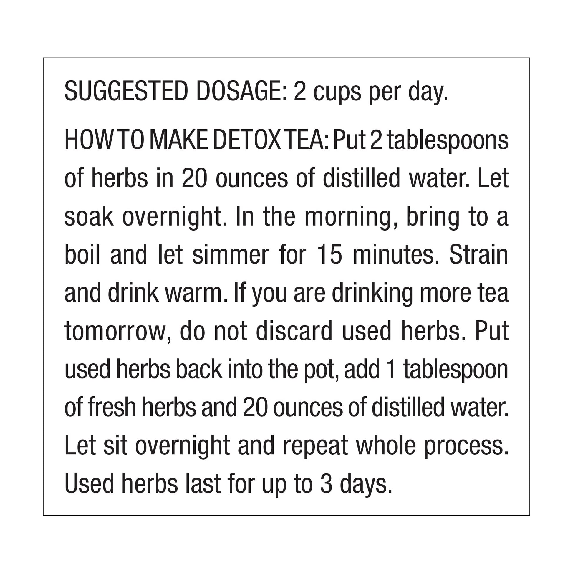 Dr. Schulze’s | Detox Tea | All Purpose Herbal Tonic | Powerful Digestive Stimulant | Dietary Supplement | Ultimate Liver Cleanse | Helps Eliminate Gas & Indigestion | Release Toxins | 6 Oz. Pack Dr. Schulze's buy supplements canada