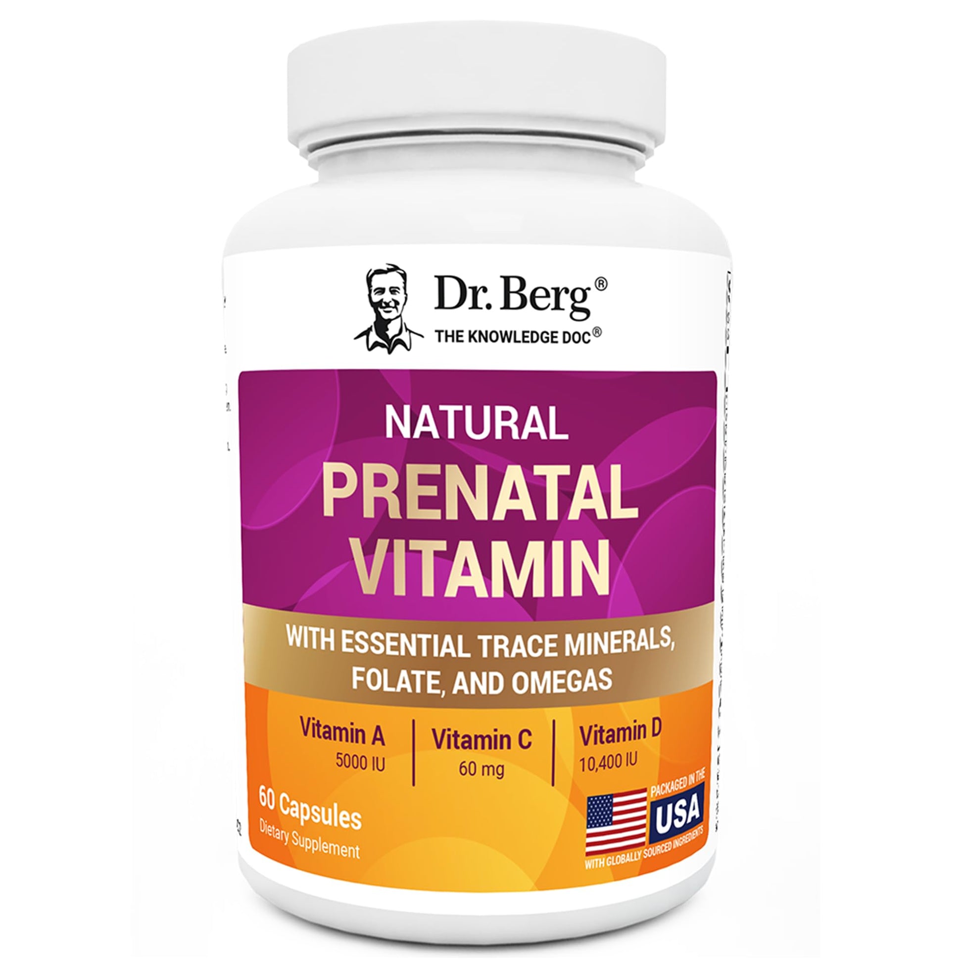 Dr. Berg Natural Prenatal Vitamins for Women (Pregnant & Nursing) - Prenatal Vitamins with Folate, Vitamins, Minerals, Omegas, &11 Powerful Superfoods - Womens Prenatal Multivitamin - 60 Capsules Dr. Berg Nutritionals buy supplements canada