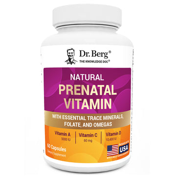 Dr. Berg Natural Prenatal Vitamins for Women (Pregnant & Nursing) - Prenatal Vitamins with Folate, Vitamins, Minerals, Omegas, &11 Powerful Superfoods - Womens Prenatal Multivitamin - 60 Capsules Dr. Berg Nutritionals buy supplements canada