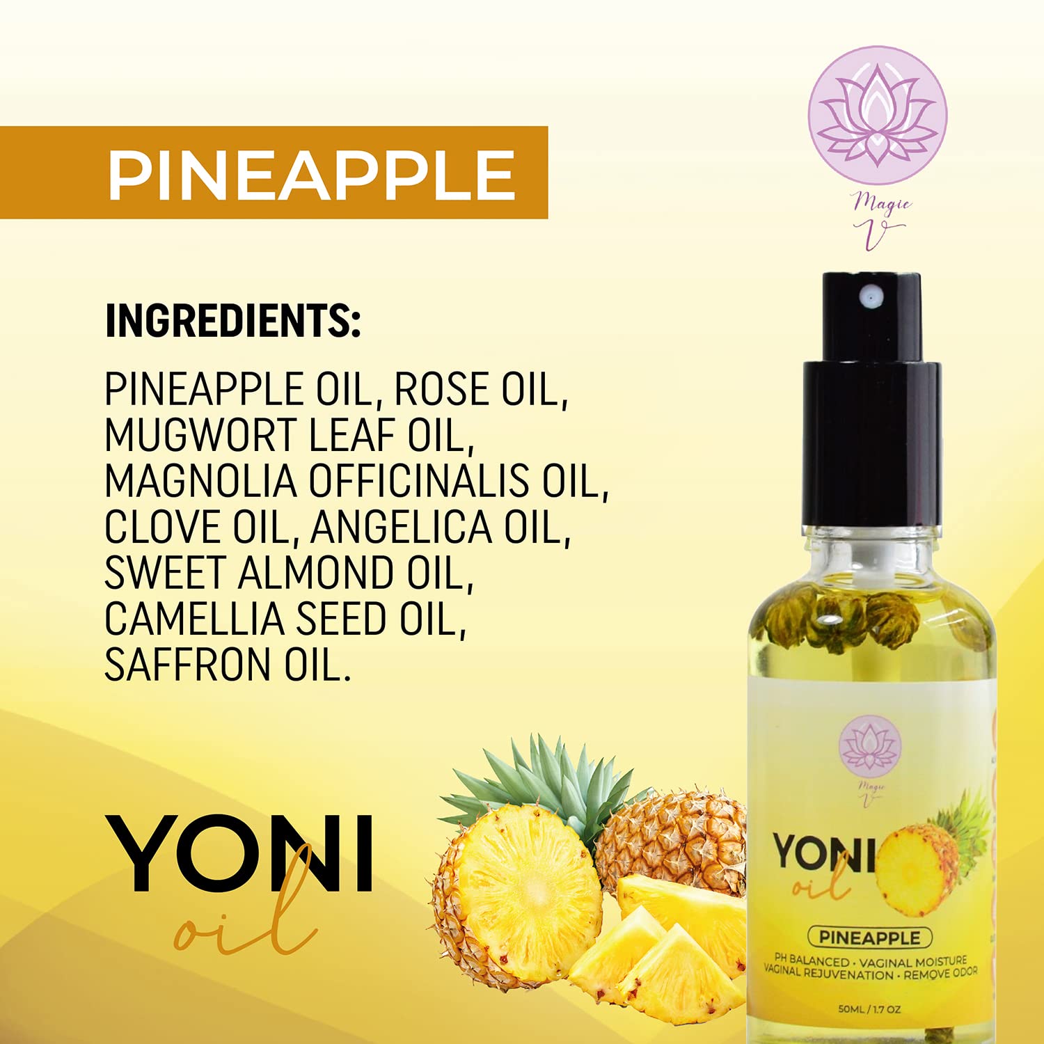 Magic V Steam V Yoni Oil Spray Organic Feminine Oil Vaginal Moisturizer For Wetness Magic V Steam buy supplements canada