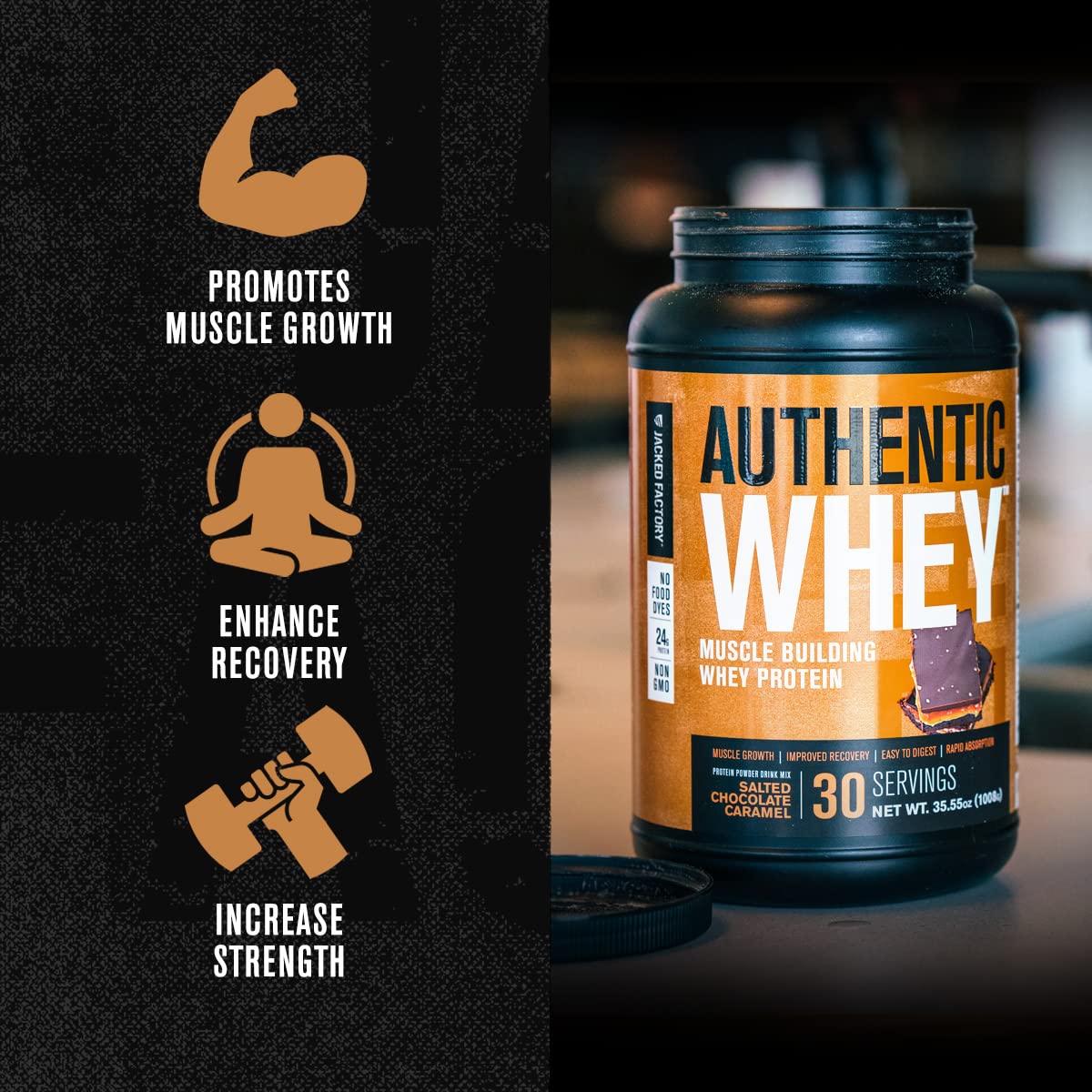 Jacked Factory Authentic Whey Muscle Building Whey Protein Powder - Low Carb Jacked Factory buy supplements canada