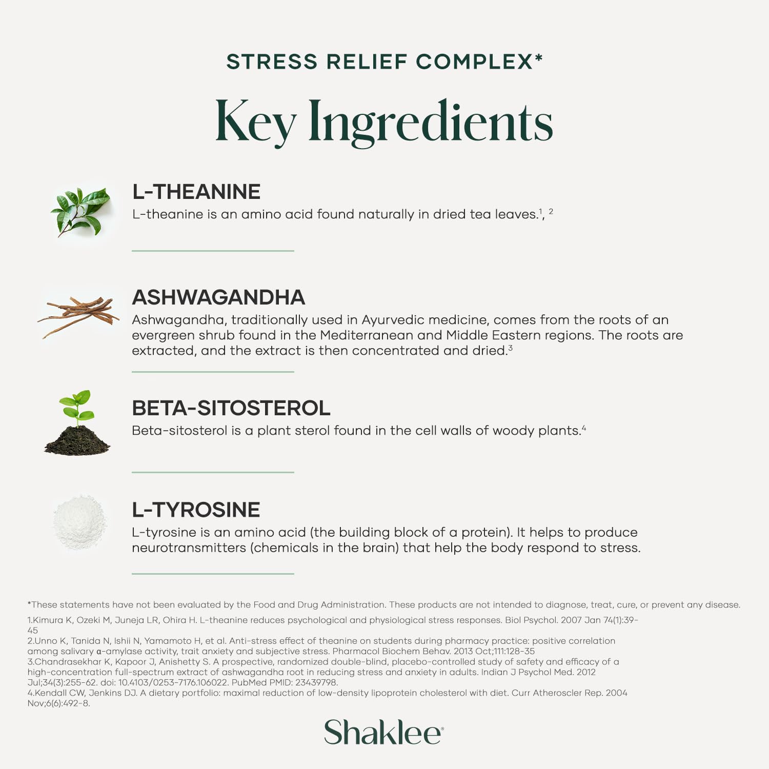 Shaklee - Stress Relief Complex - Calming Blend of L-theanine, Ashwagandha, Beta-sitosterol, and L-tyrosine - Promotes Relaxation without Drowsiness - 1 Caplet Daily - Adults Supplement - 30 Caplets Shaklee buy supplements canada